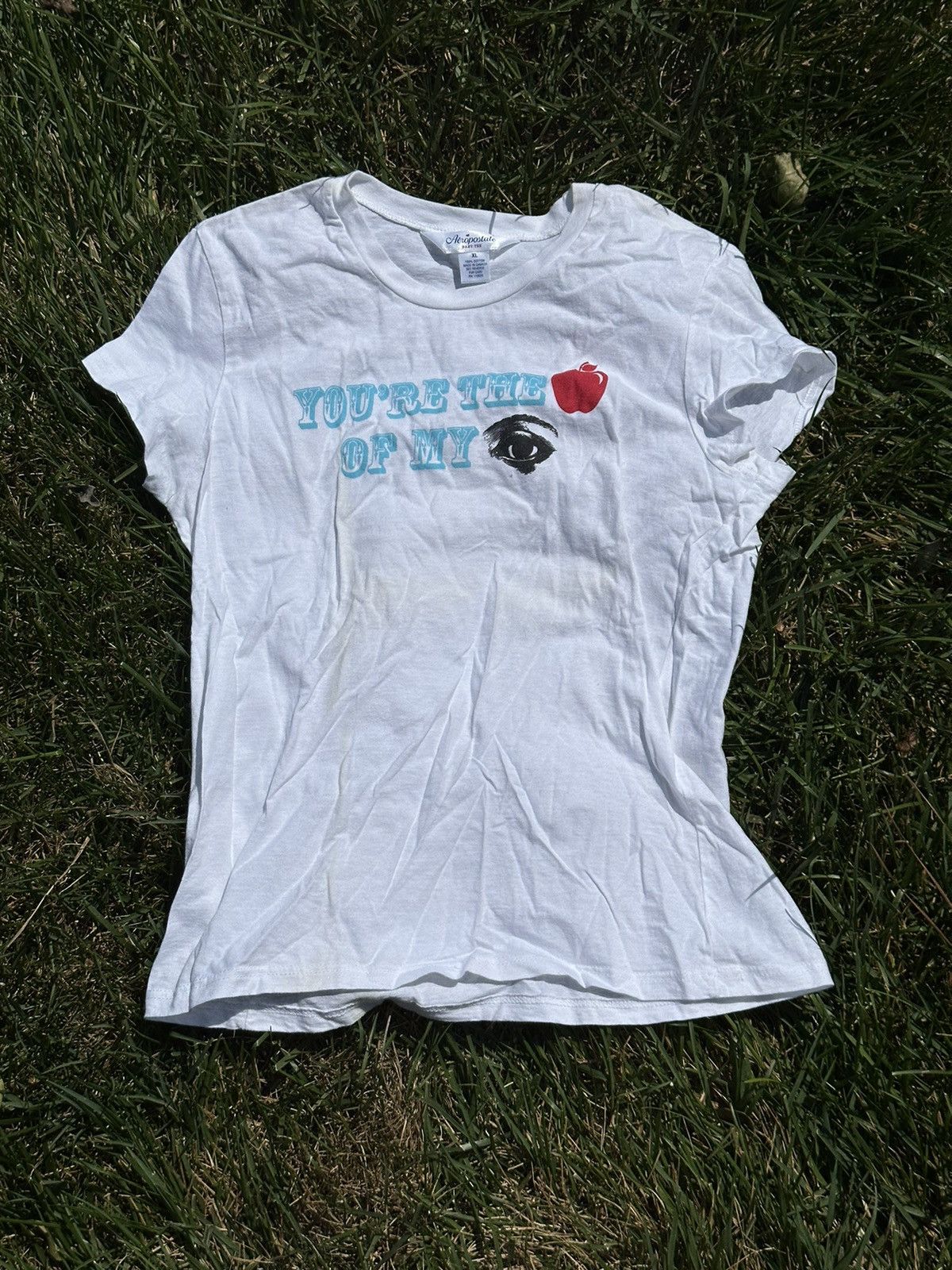 Aeropostale Aeropostale Graphic Baby Tee Size XL / US 12-14 / IT 48-50 - 1 Thumbnail