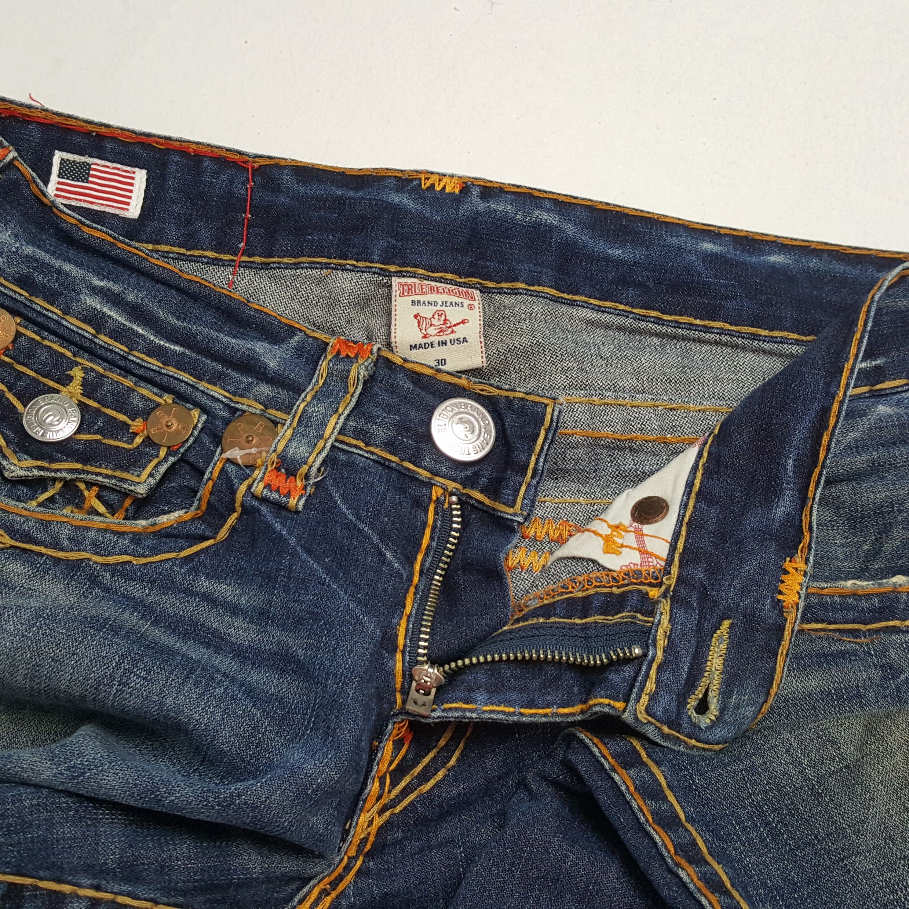 True Religion × Vintage TRUE RELIGION Daily Streetwear Fashion Style Jeans Size US 33 - 12 Thumbnail