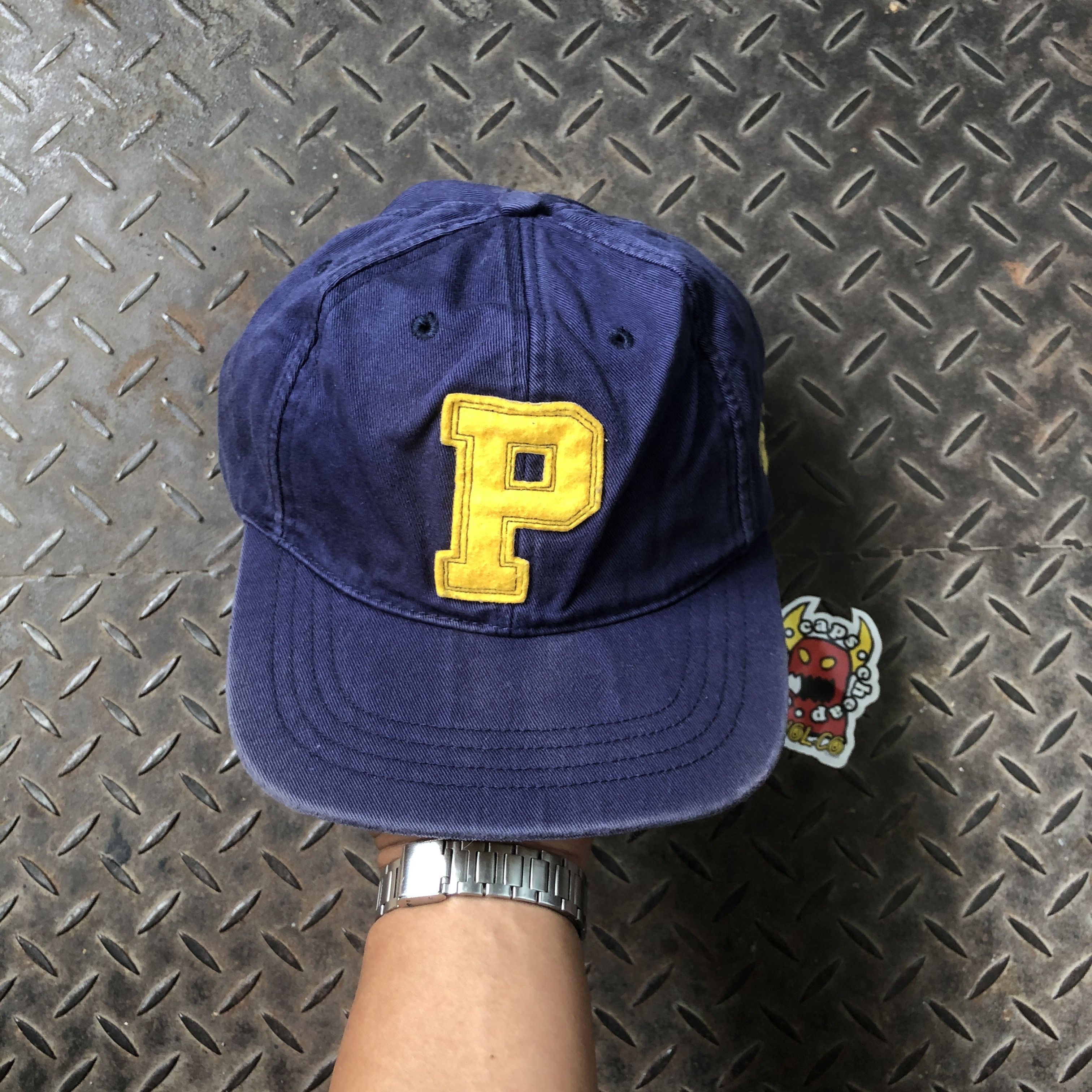 Polo Ralph Lauren 🔥RARE🔥 Vintage Polo Sport Ralph Lauren Logo Sunfaded Hat Size ONE SIZE - 2 Thumbnail