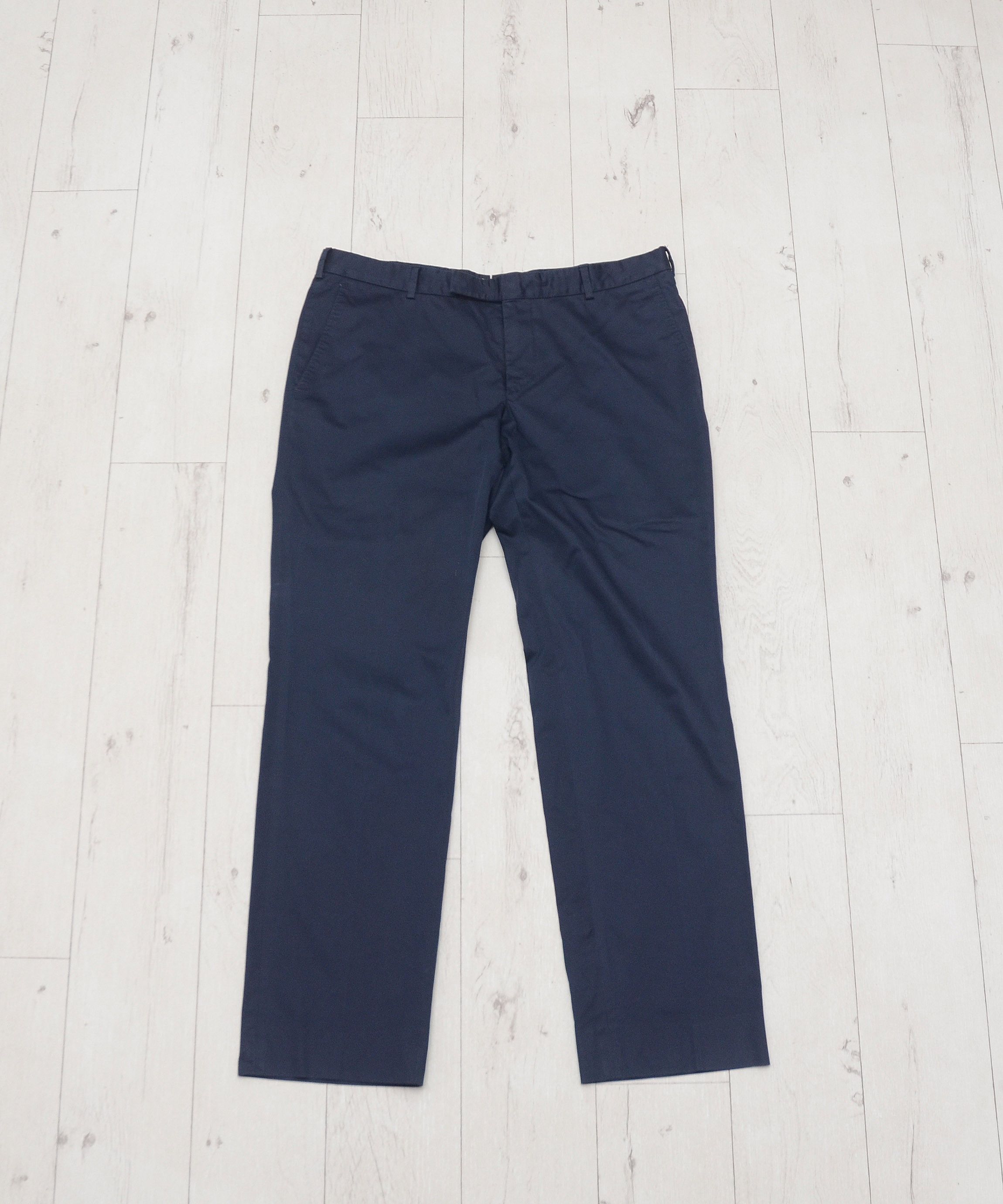Ermenegildo Zegna Black Cotton Twill Pleated PAMUK Trousers