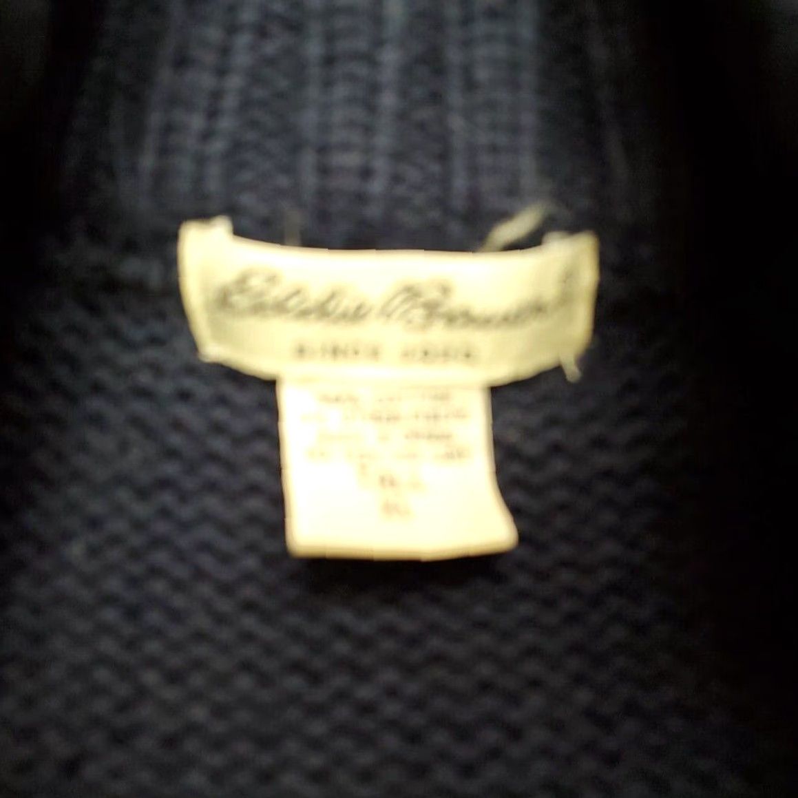 Eddie Bauer Eddie Bauer Sweater Mens S Blue Reindeer Fair Isle Chunky Knit Nordic Zip Ski Cardigan Size US S / EU 44-46 / 1 - 3 Thumbnail