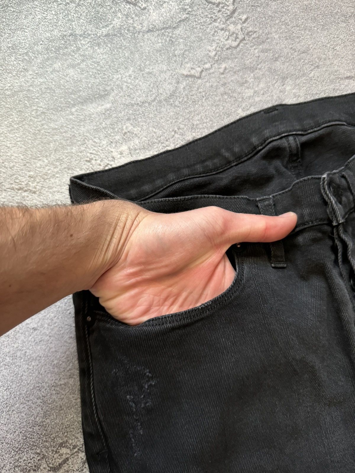 Vintage Zadig & Voltaire 30 distressed denim pant trouser Jean chino Size US 30 / EU 46 - 7 Thumbnail