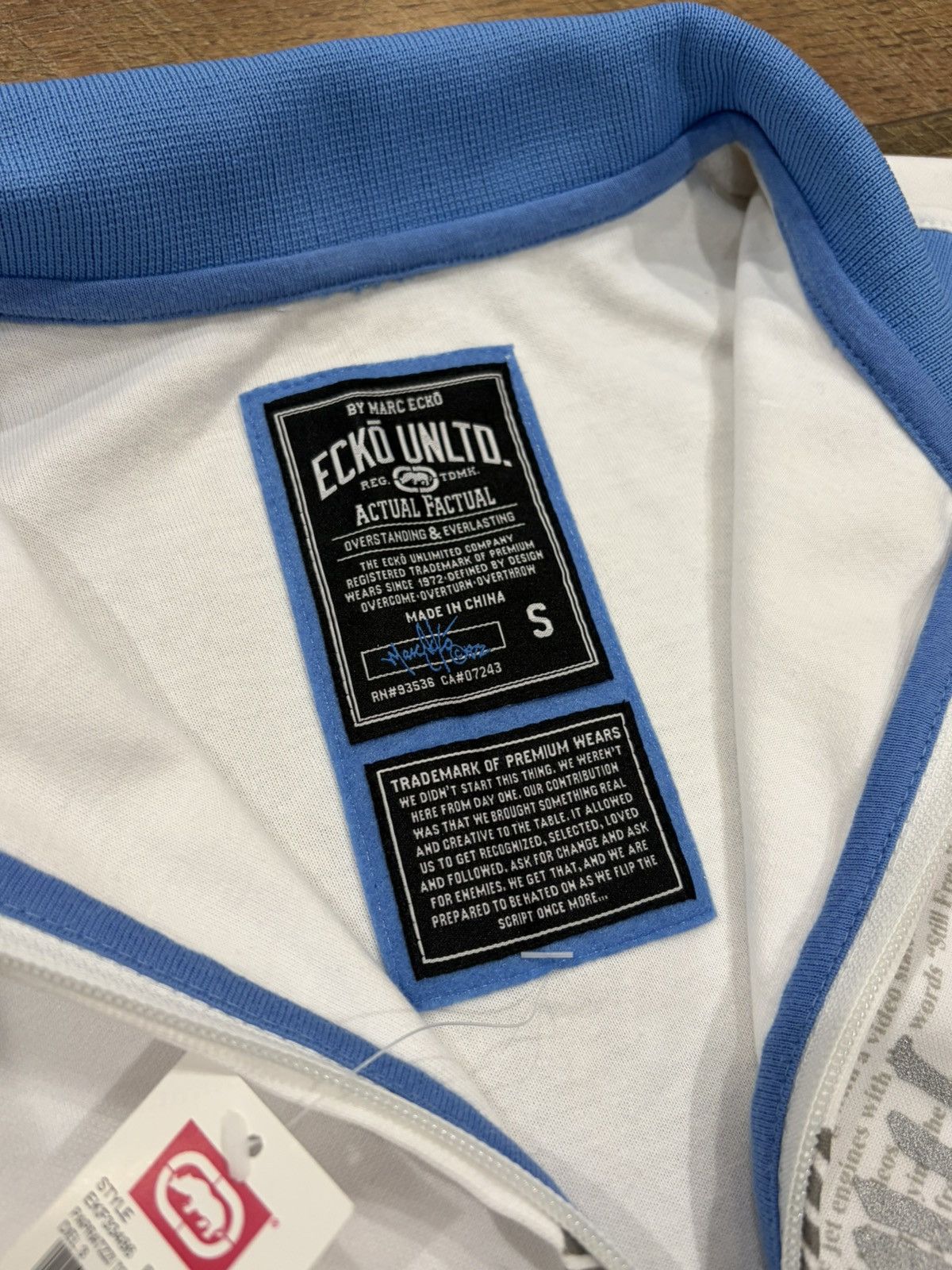 Ecko Unltd. NWT Vintage Y2k Ecko Unltd. Graffiti AOP Track Jacket White Size US M / EU 48-50 / 2 - 4 Thumbnail
