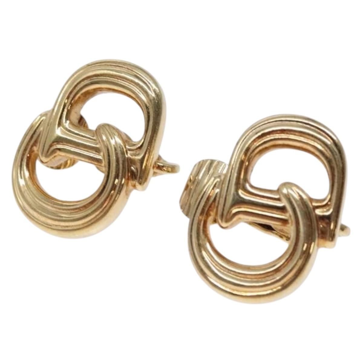 Dior Christian Dior Vintage CD Clip-On Earrings Metal Size ONE SIZE - 1 Thumbnail