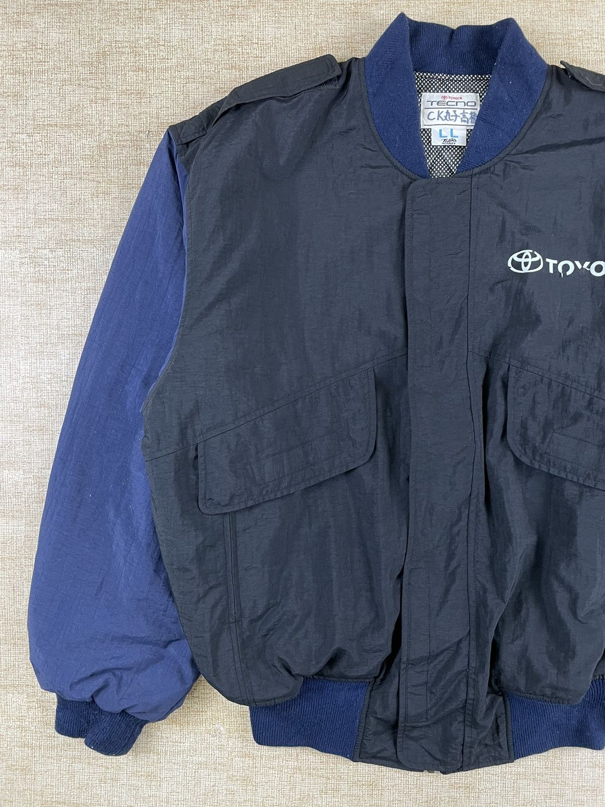Vintage VINTAGE TOYOTA TECNO 90s Japan Racing Workwear Jacket Size US L / EU 52-54 / 3 - 3 Thumbnail