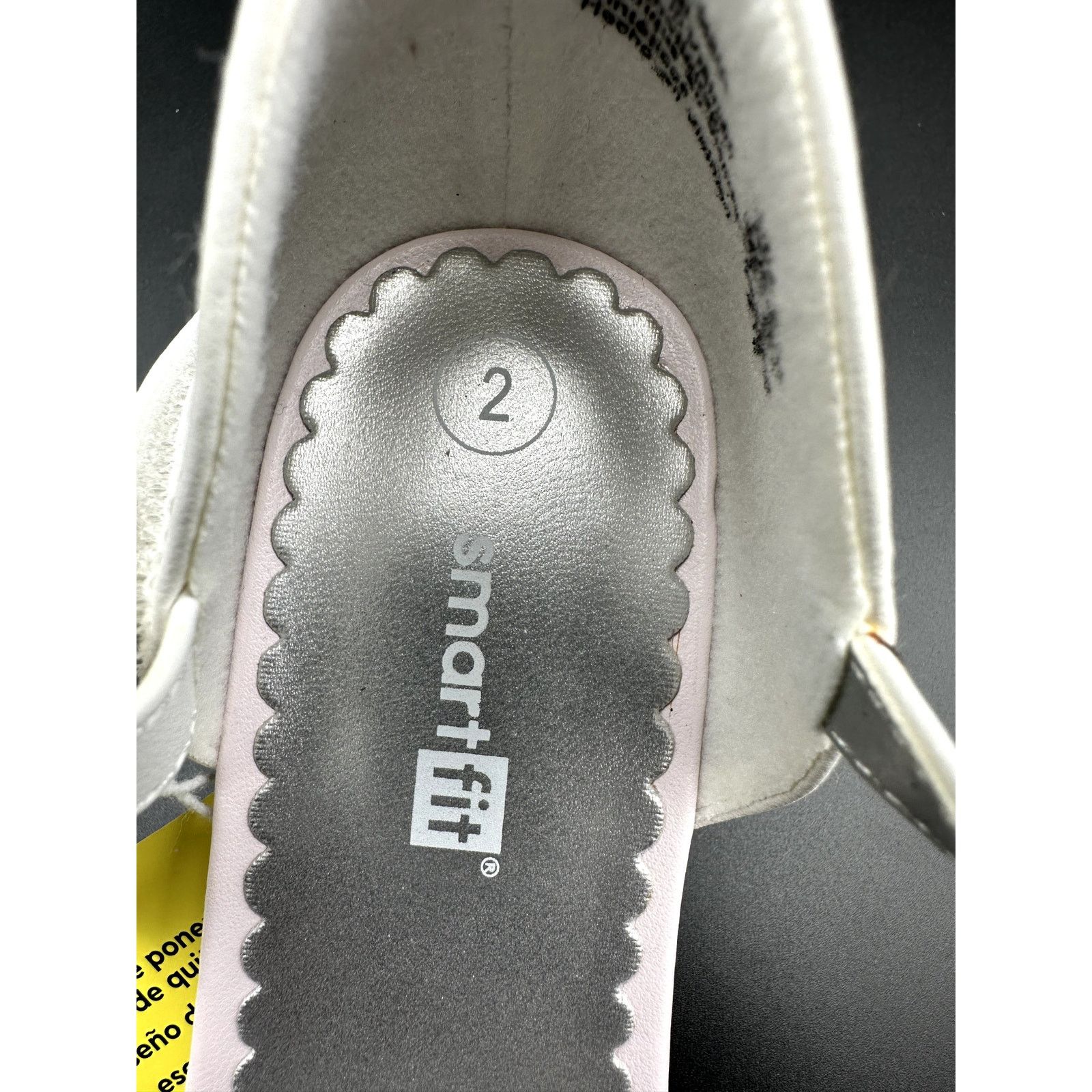 Other Copied - Smart Fit Cici Youth Girls White Floral Size:2 Size US 4.5 / IT 34.5 - 3 Thumbnail