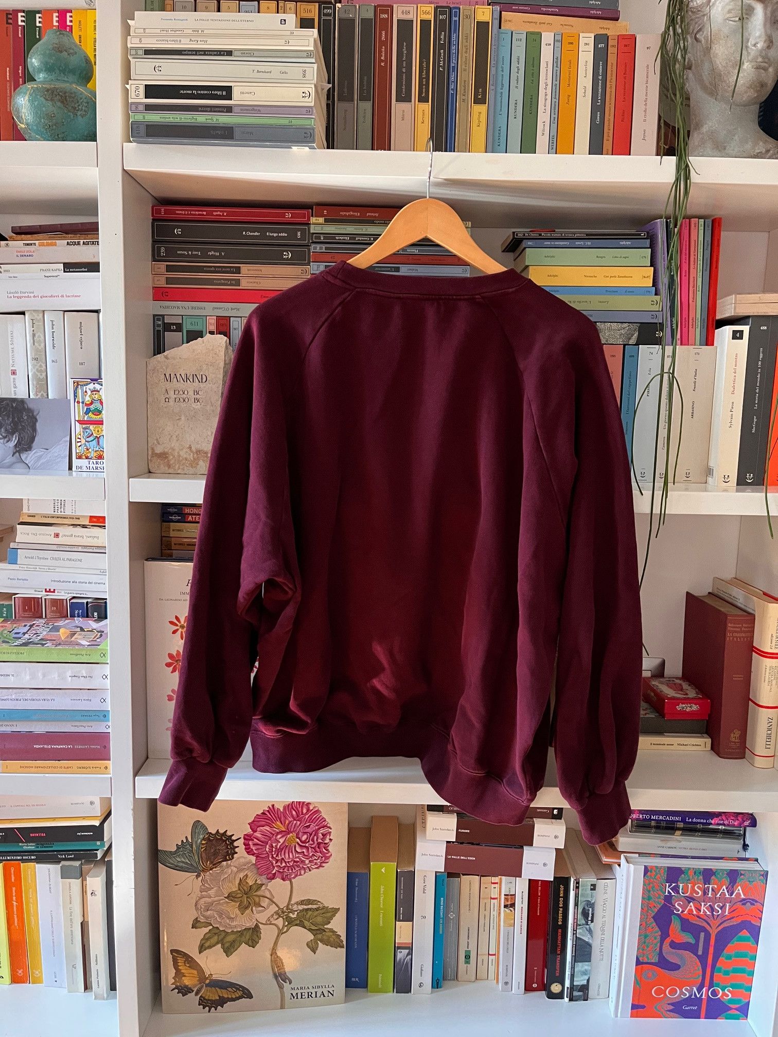 LUU DAN LUU DAN_Burgundy Leopards Sweatshirt Size US L / EU 52-54 / 3 - 4 Thumbnail