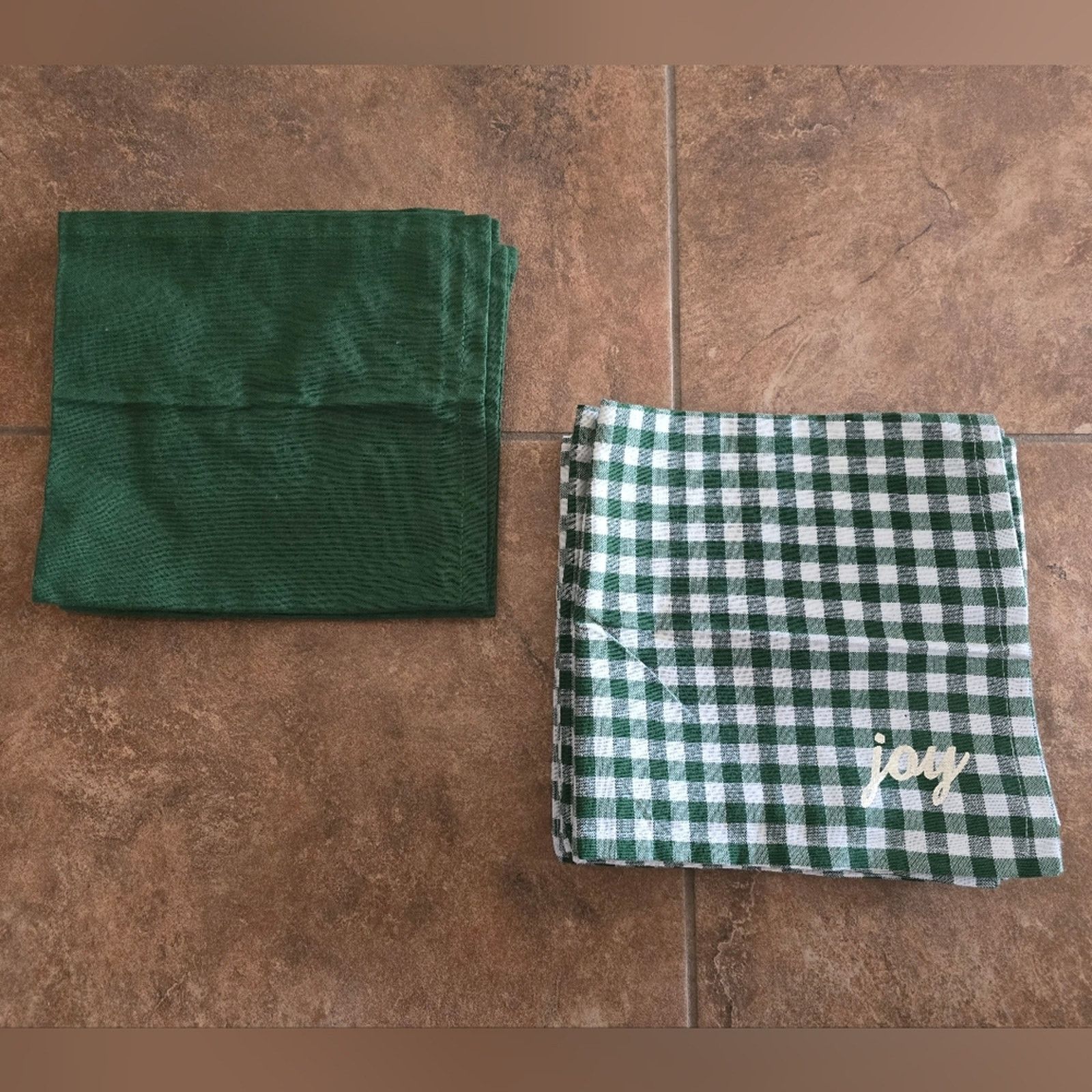 Other Green Plaid Joy Placemat 9 Bundle Size ONE SIZE - 1 Thumbnail