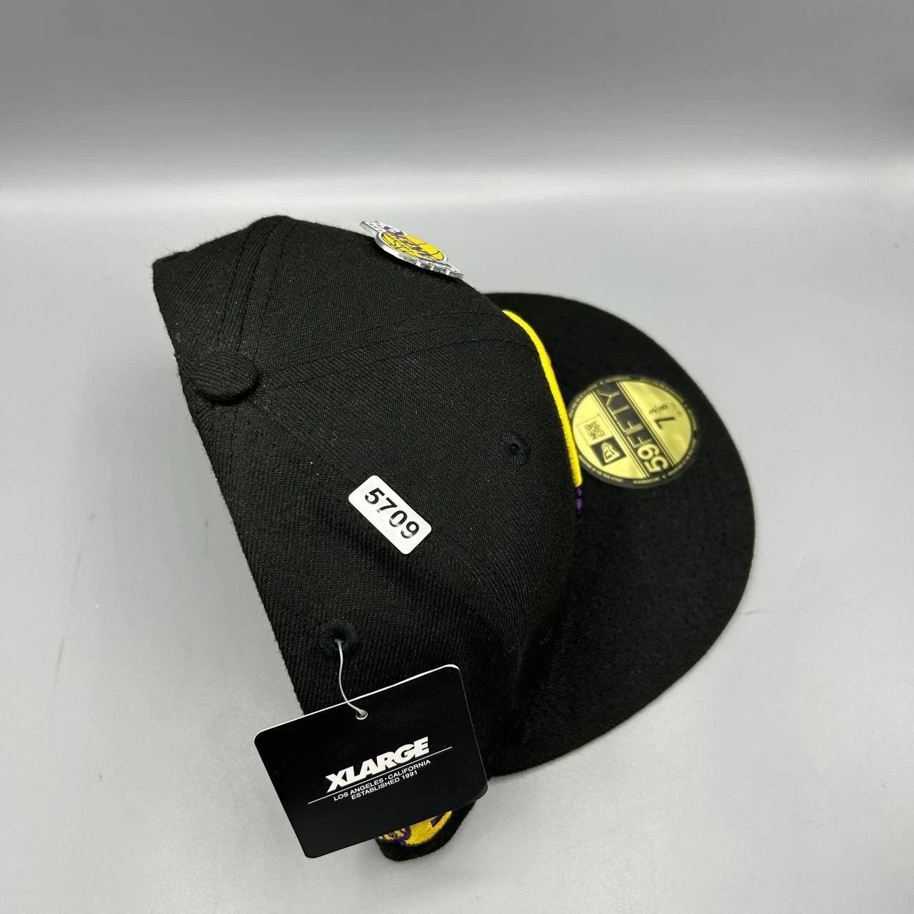 New Era Los Angeles LA Lakers NBA x Xlarge Hat Men 7 3/8 Fitted Cap Size ONE SIZE - 10 Thumbnail