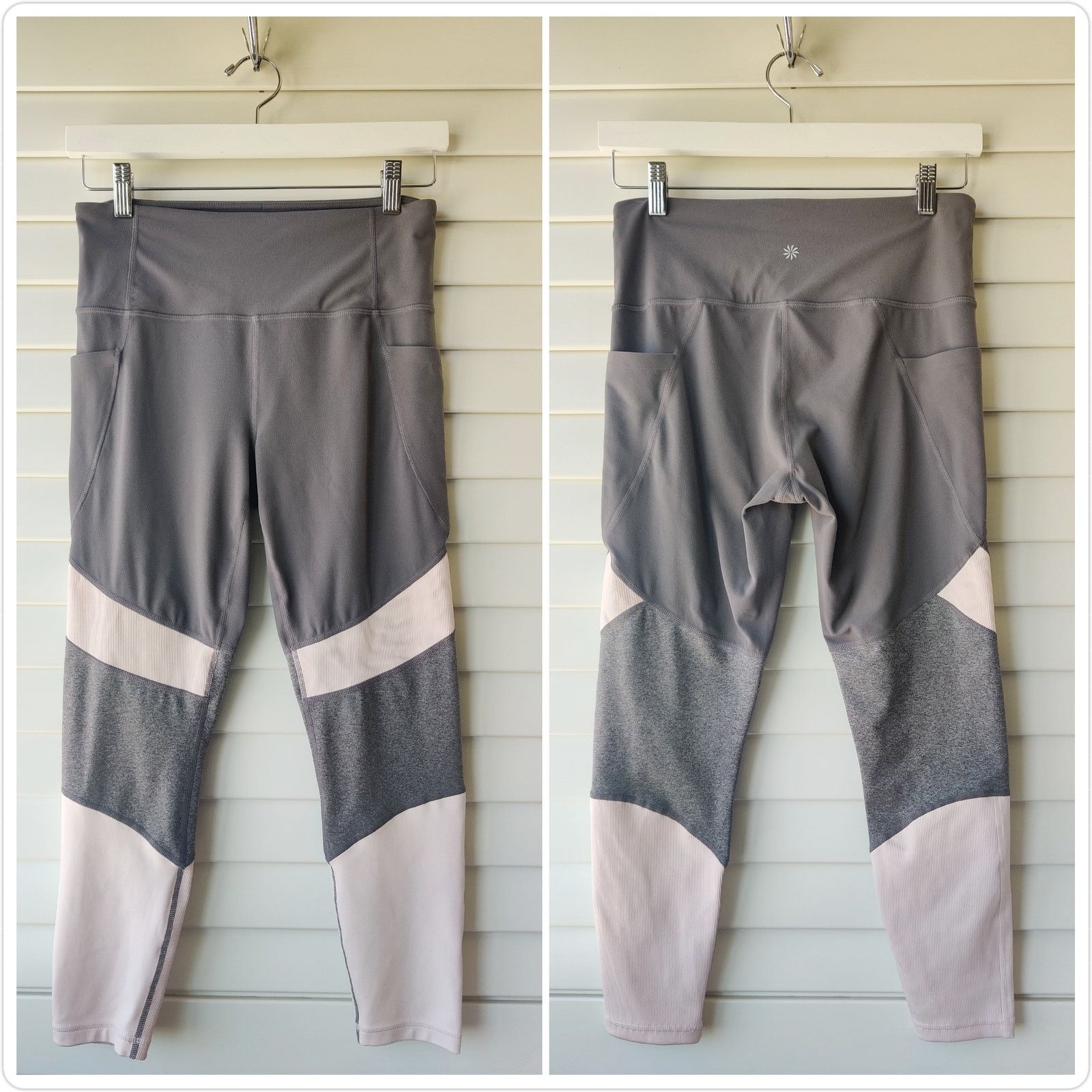 Athleta Athleta Women’s Salutation Modblock 7/8 Tights sz M Size 30" / US 8 / IT 44 - 1 Thumbnail