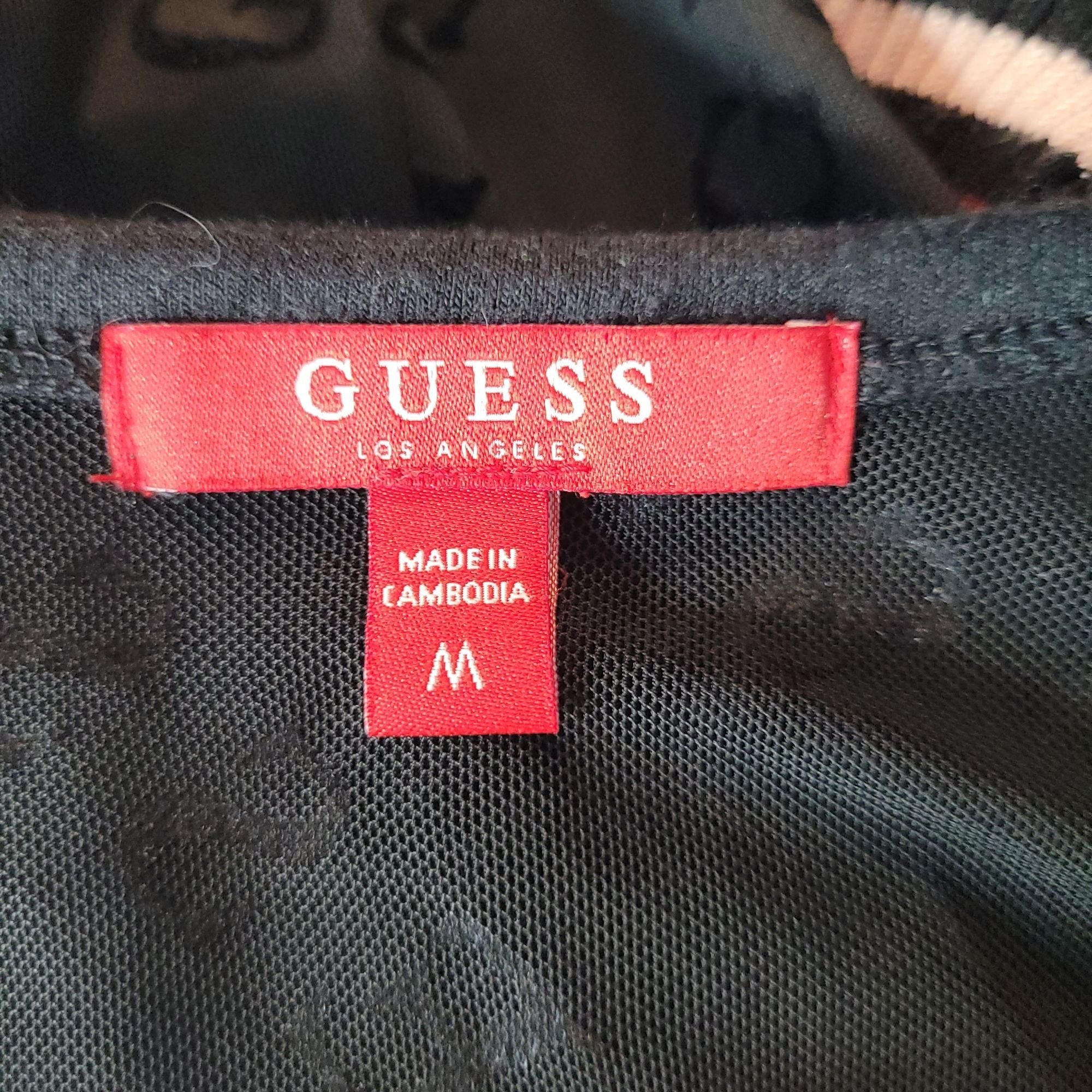 Guess Y2K Guess Black Sheer Mesh Velvet Logo Spell Out Mini Slip D Size M / US 6-8 / IT 42-44 - 3 Thumbnail