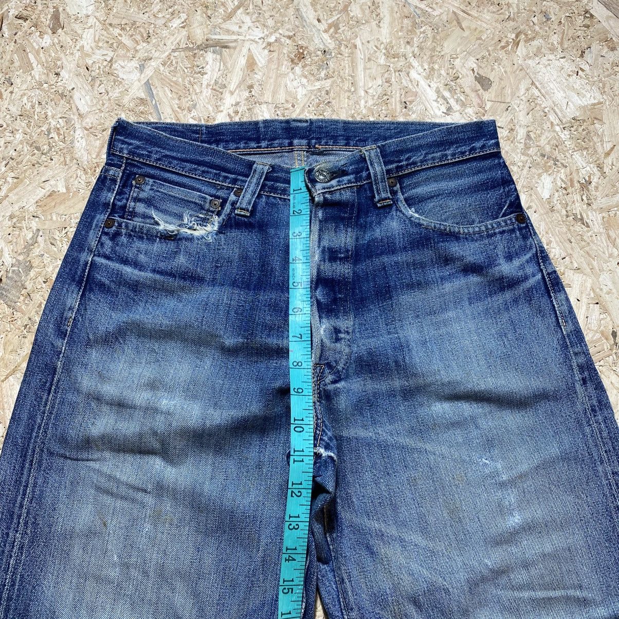 Sugar Cane Vintage Distressed Sugar Cane Selvedge Jeans Size US 31 - 21 Thumbnail