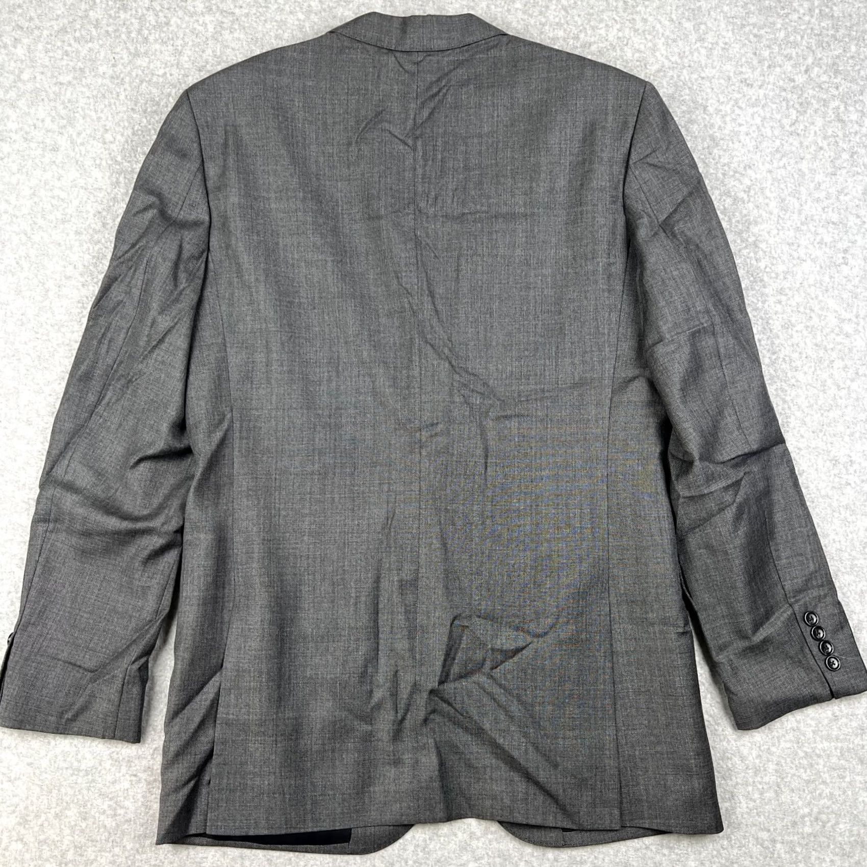 J.Crew J.CREW Blazer Sport Coat Jacket Ludlow Tollegno 1900 Wool Mens 40L Grey Suit Travel 1 Piece Two-Button Double-Vented Size 40R - 2 Thumbnail