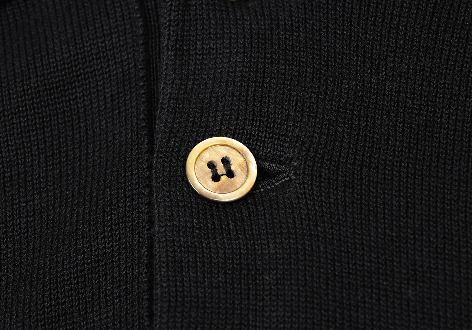 Yohji Yamamoto Yohji Yamamoto Cotton Long Sleeve Polo Shirt Size US M / EU 48-50 / 2 - 5 Thumbnail