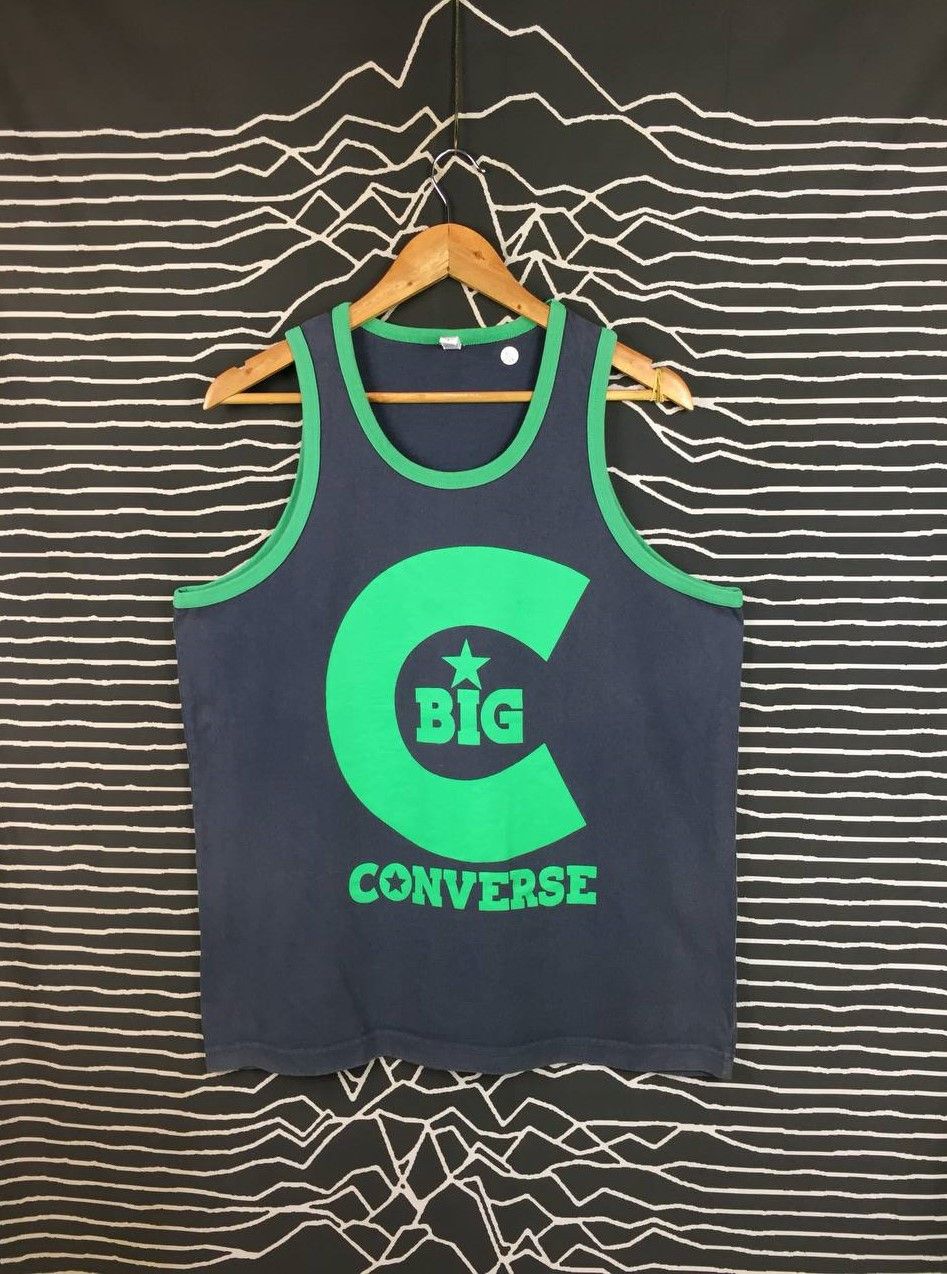 Converse Converse Big C Logo Athletic Ringer Tank Top Size L Size US L / EU 52-54 / 3 - 2 Thumbnail