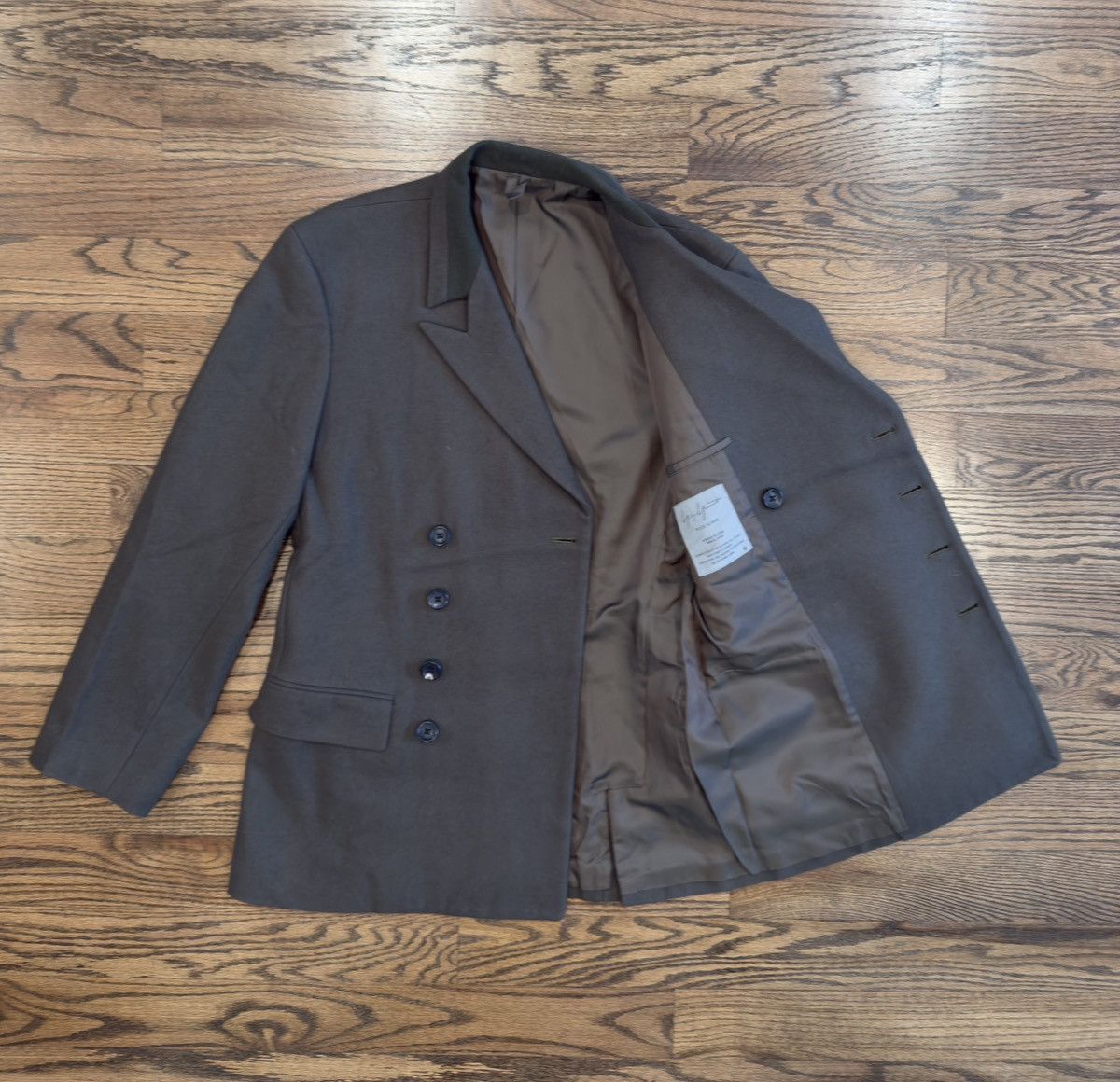 Yohji Yamamoto Yohji Yamamoto Pour Homme 80s Double Breasted Jacket Size US M / EU 48-50 / 2 - 4 Thumbnail