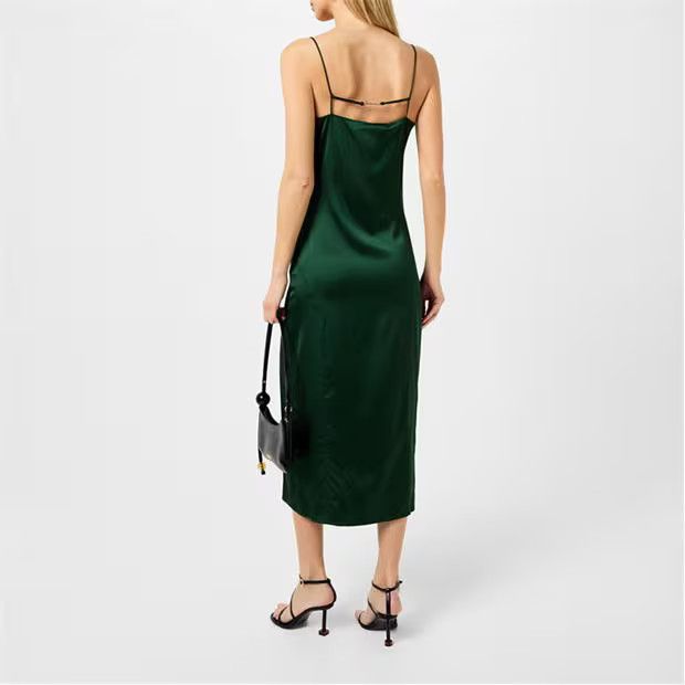 Jacquemus o1g2r1mq1024 Maxi Dress in Dark Green Size M / US 6-8 / IT 42-44 - 5 Thumbnail