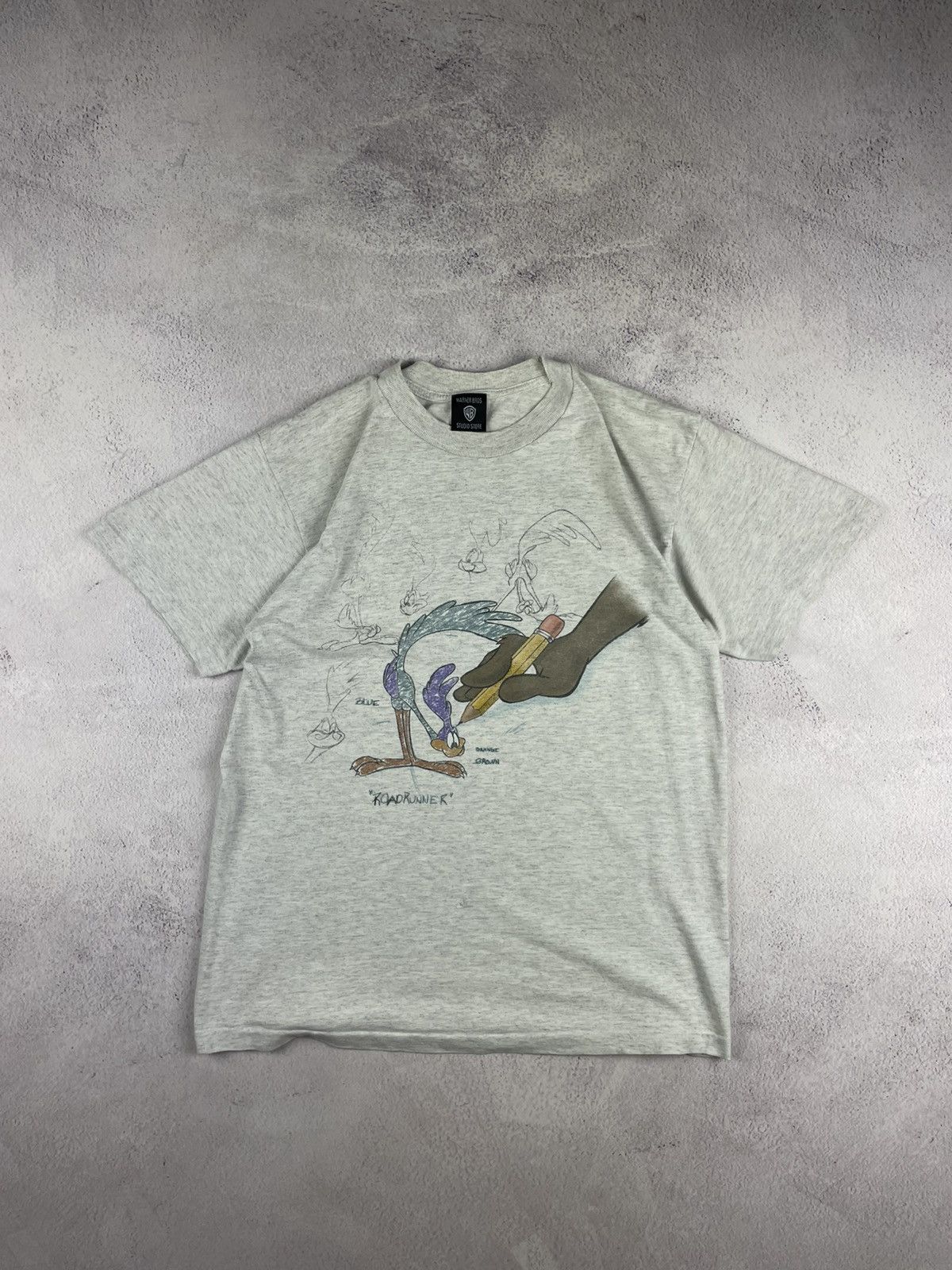 Warner Bros Vintage 1998 Warner Bros Road Runner T-Shirt , grey Size M Size US M / EU 48-50 / 2 - 1 Thumbnail