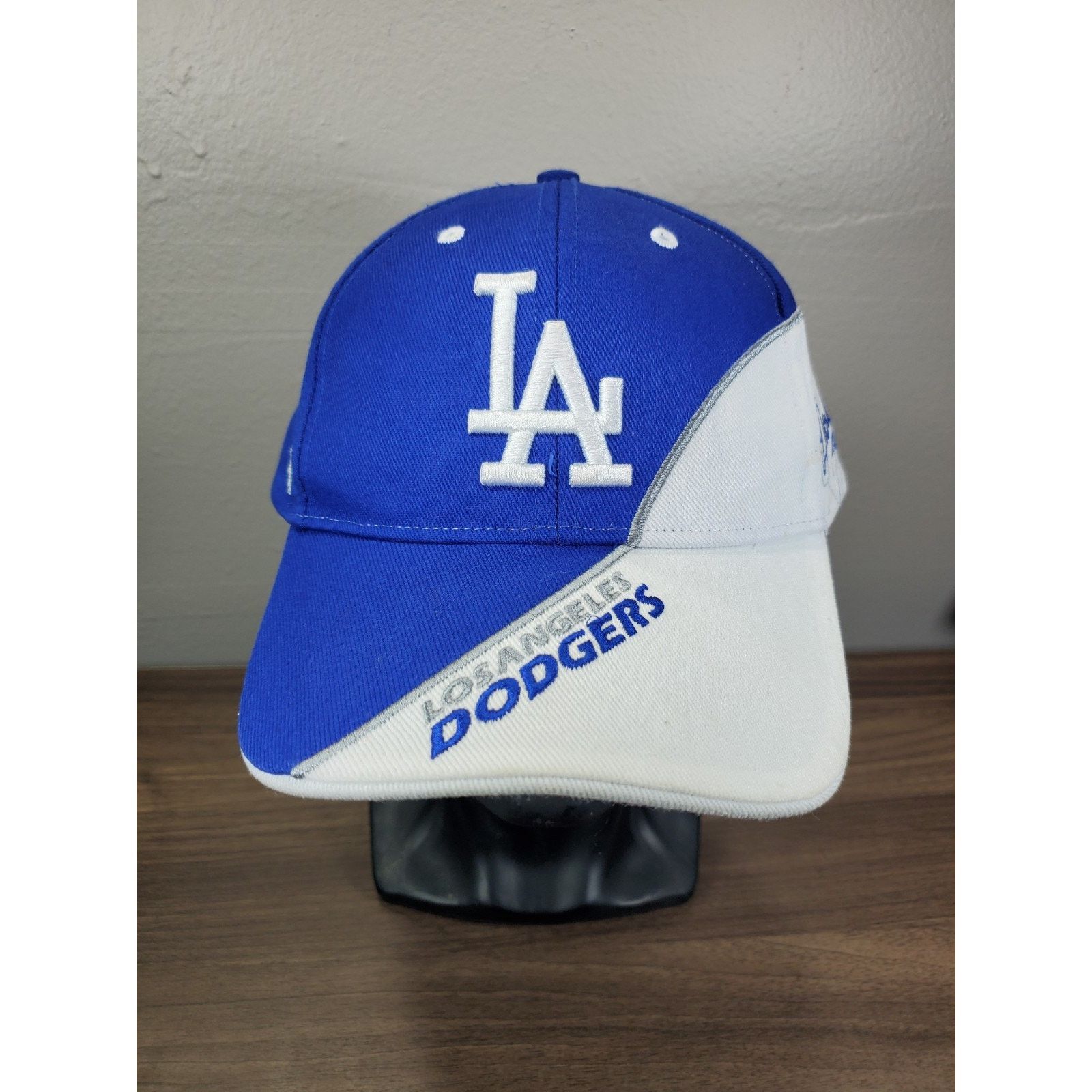 47 Brand × MLB LA Dodgers Hat Blue & White MLB Baseball Cap Los Angeles Size ONE SIZE - 3 Thumbnail
