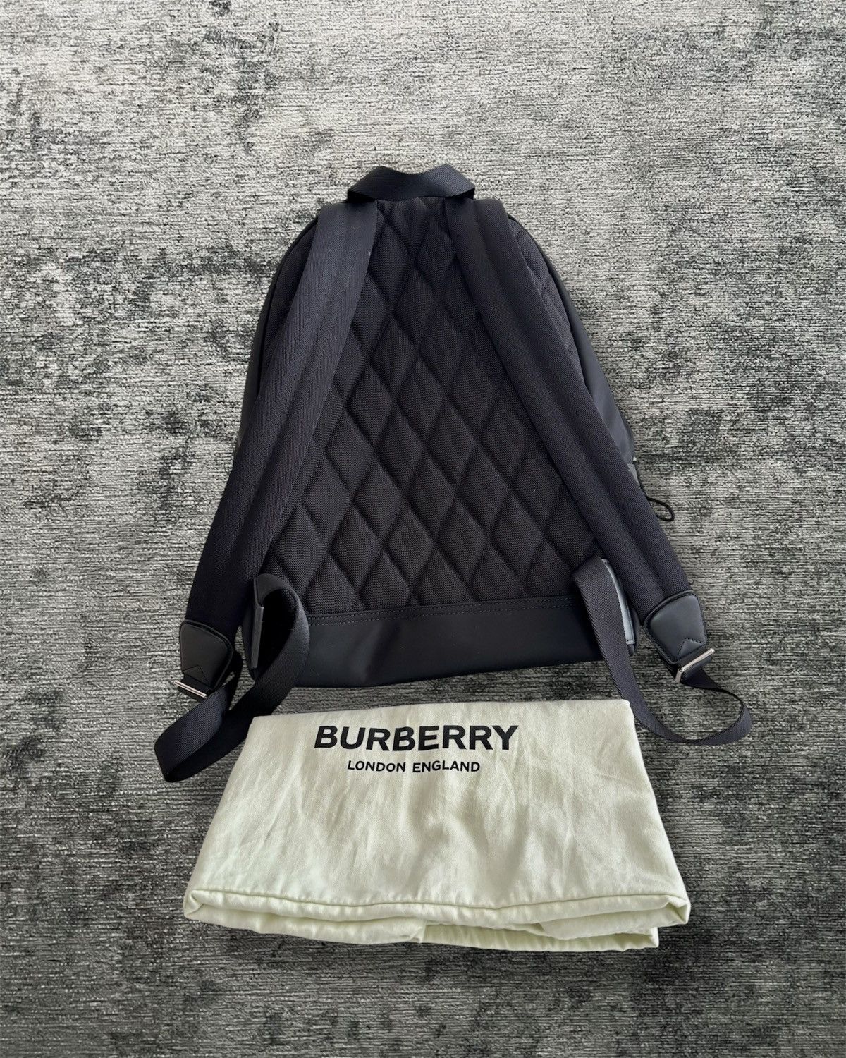 Burberry Burberry Black Logo Backpack Size ONE SIZE - 2 Thumbnail