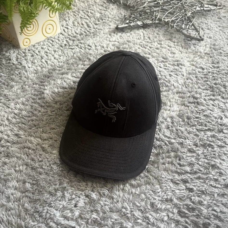 Arc'teryx 00s Vintage Arcteryx Big Lizard Logo Har Cap Faded Rare Size 38 - 5 Thumbnail