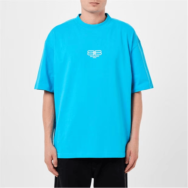 Balenciaga Logo Medium T-Shirt Size US S / EU 44-46 / 1 - 5 Thumbnail