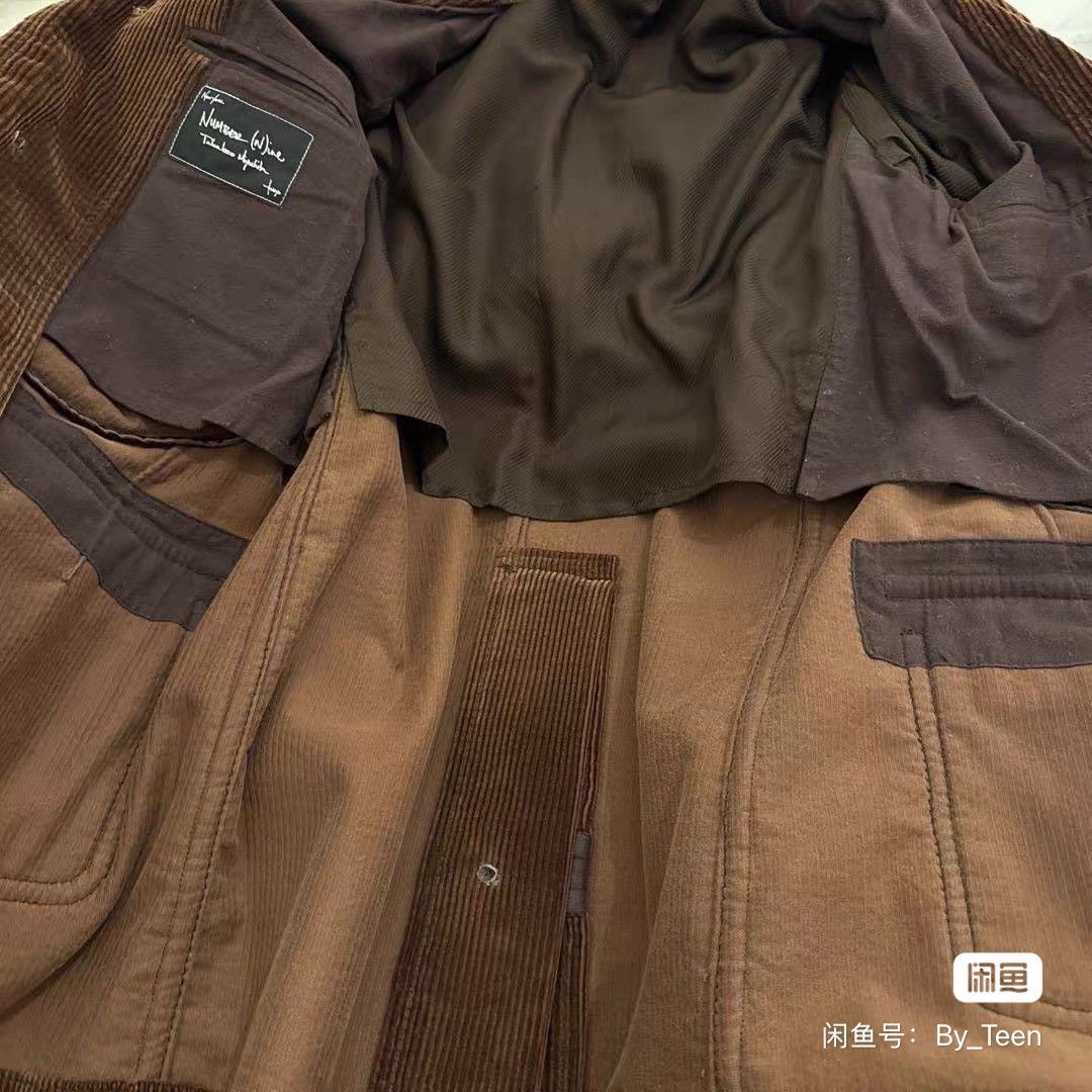 Number (N)ine Number (N)ine Fall/Winter 2008 Corduroy Long Jacket coat Size US M / EU 48-50 / 2 - 3 Thumbnail