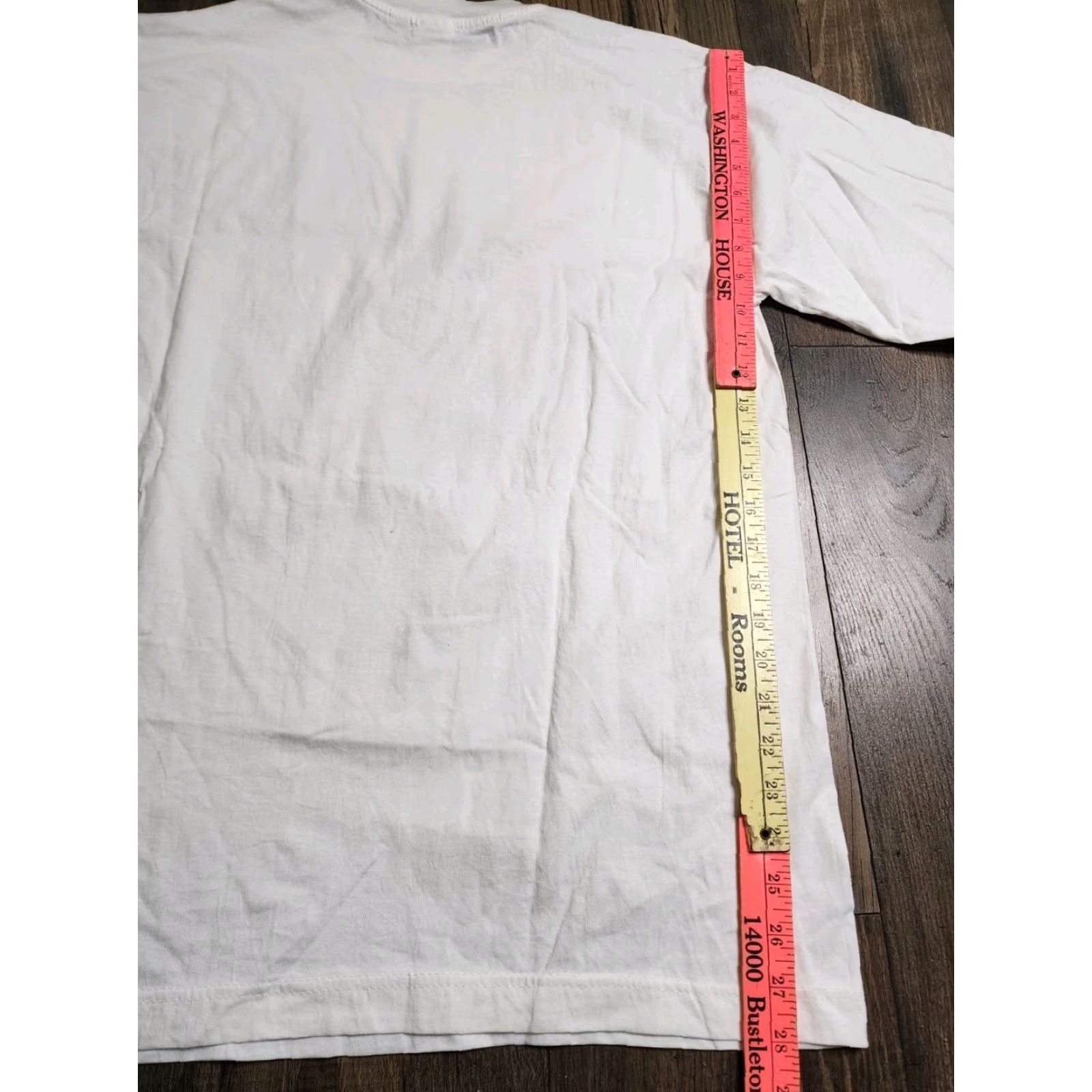 Vintage VINTAGE Top T'z T-Shirt Shirt Men L White 90s New York Travel Souvenir Distressed Size US L / EU 52-54 / 3 - 2 Thumbnail