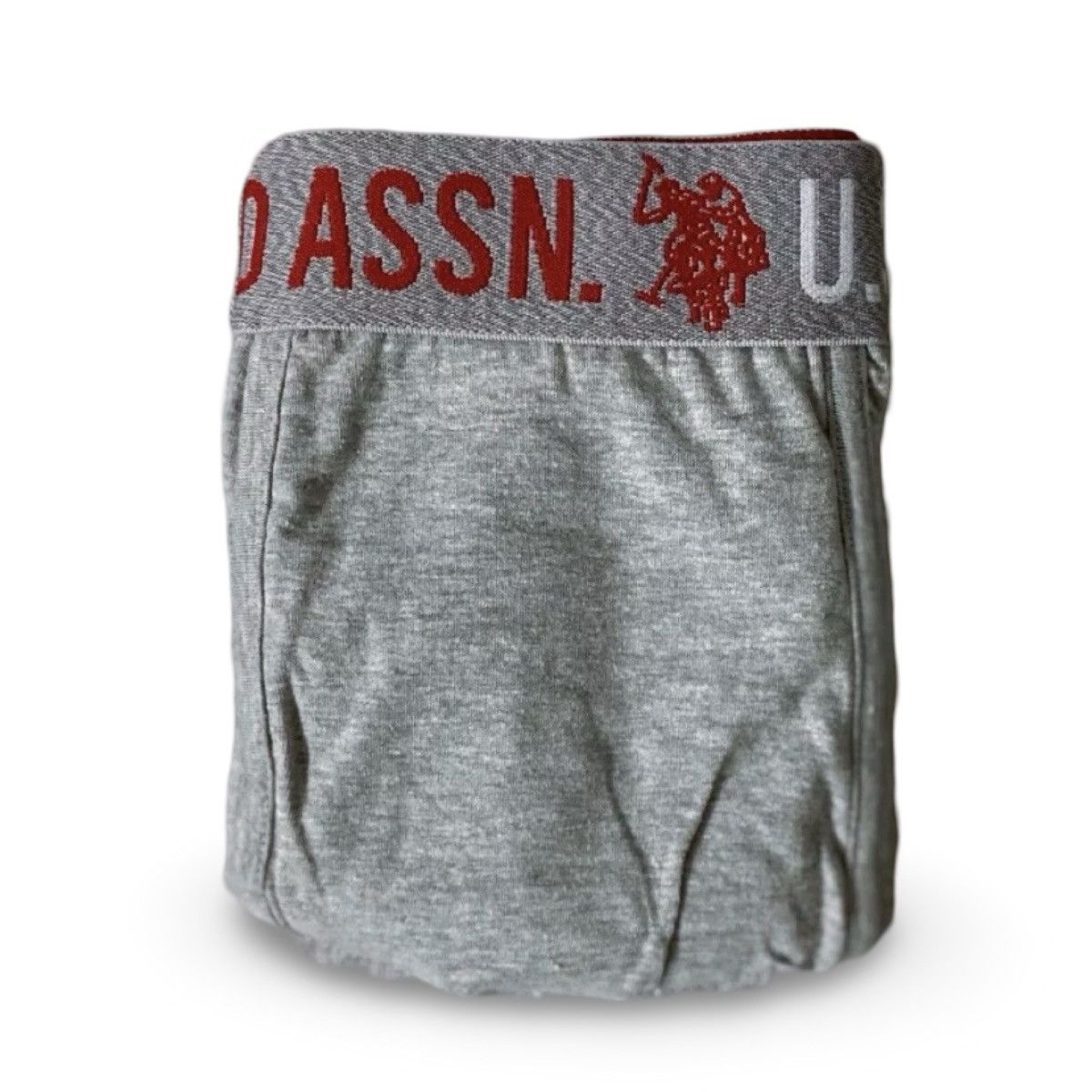 U.S. Polo Assn. US Polo Assn Men’s Gray / Red Boxer Briefs Size Medium Size 34 - 3 Thumbnail