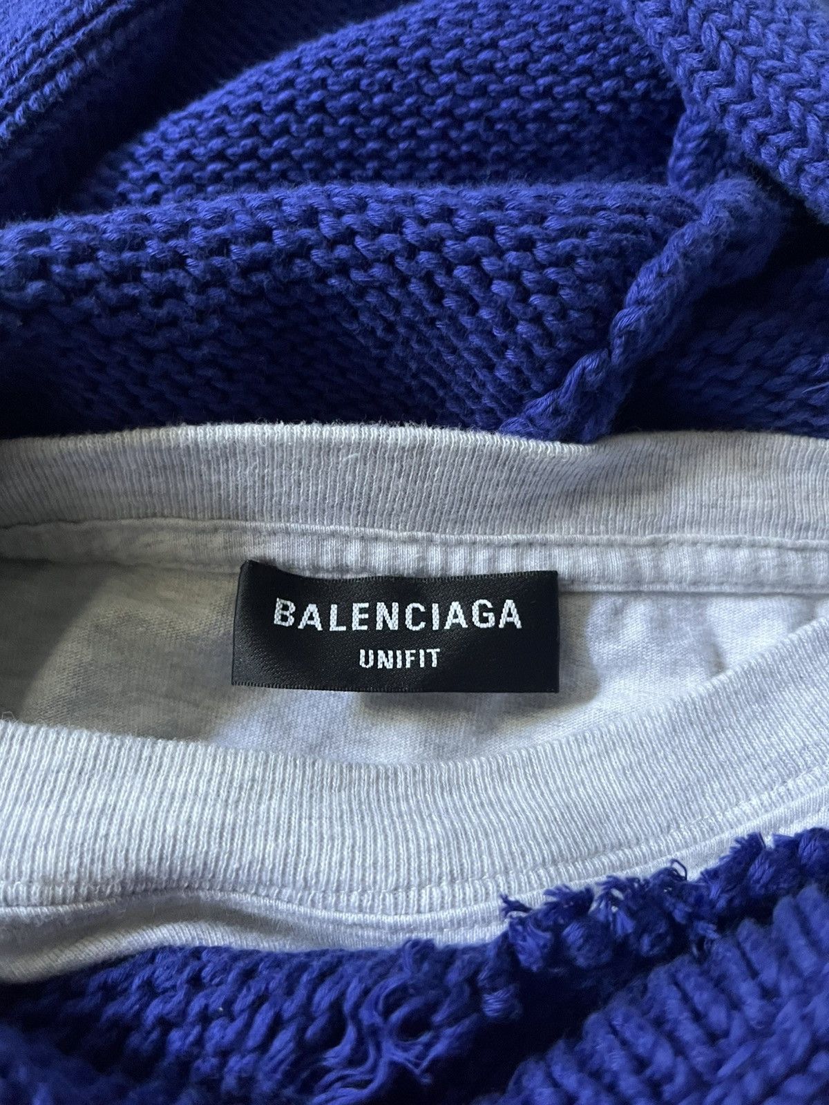 Balenciaga Balenciaga F/W 21 Political Campaign distressed sweater Size US S / EU 44-46 / 1 - 14 Thumbnail