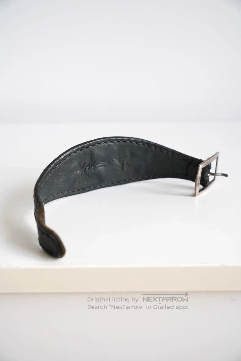 Yohji Yamamoto Yohji Yamamoto Solid Silver Star Leather Bracelet Size ONE SIZE - 3 Thumbnail