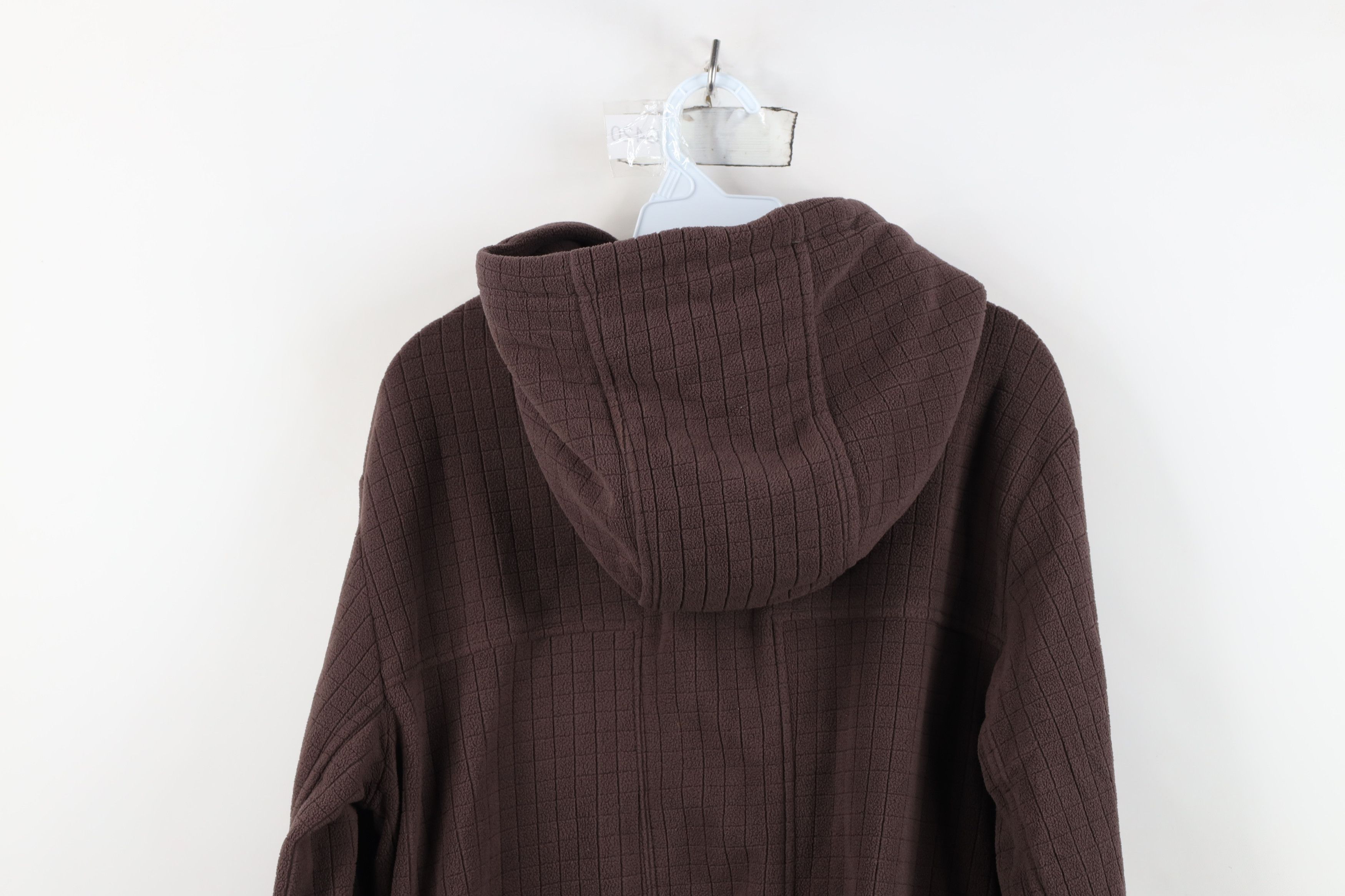 Vintage Beardedgoat Spell Out Sierra Fleece Hoodie Sweatshirt Brown Size M / US 6-8 / IT 42-44 - 12 Thumbnail
