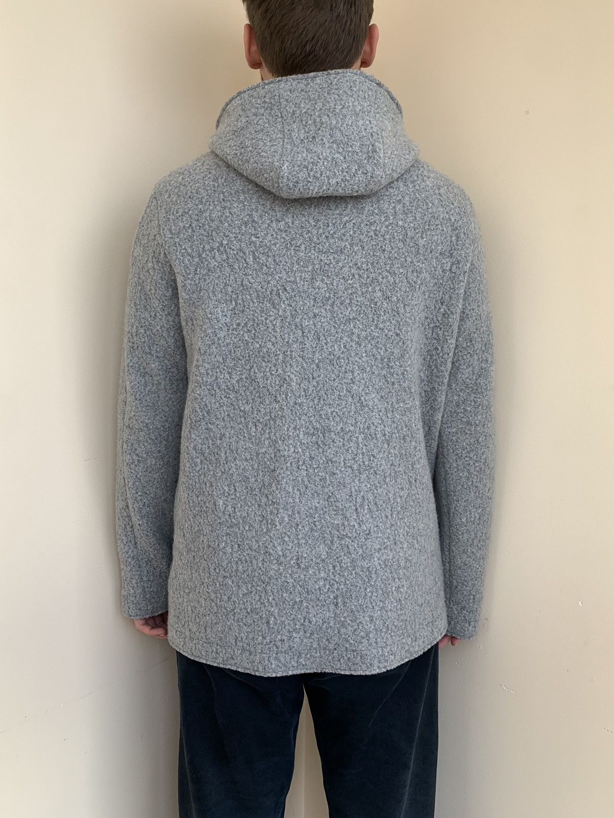 Other Phil Petter Wool Cotton Blend Hooded Button Jacket Size US L / EU 52-54 / 3 - 4 Thumbnail