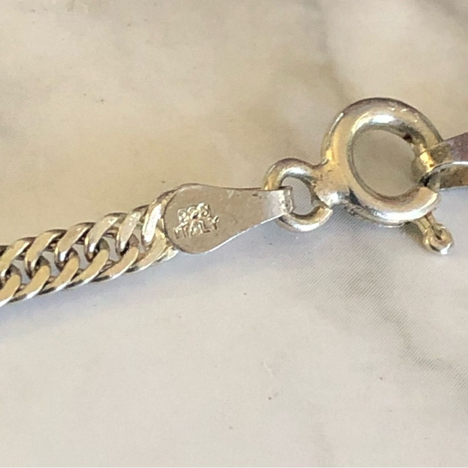 Vintage Vintage Italy 925 sterling silver Singapore chain necklace Size ONE SIZE - 10 Thumbnail