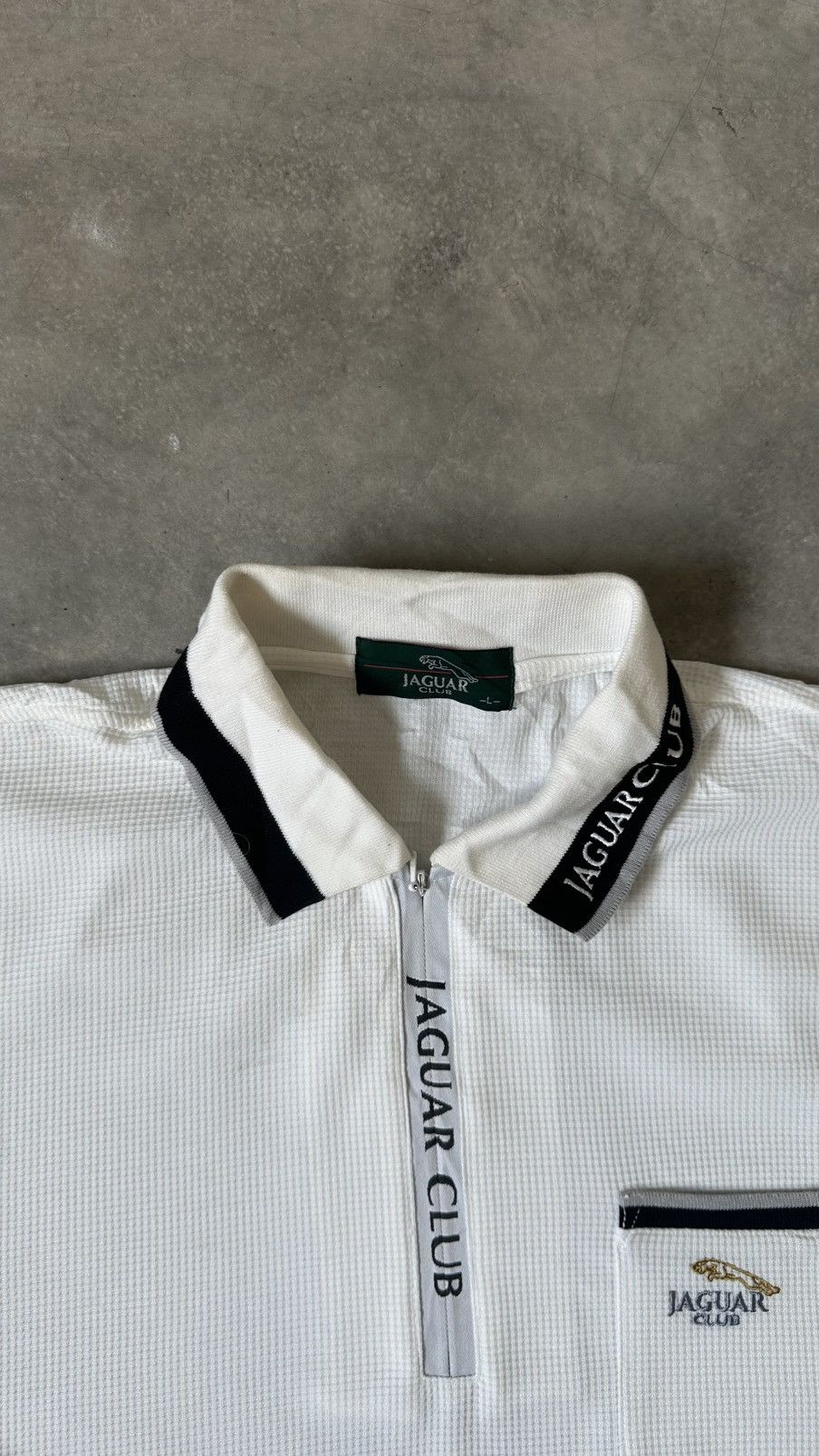 Jagermeister VINTAGE JAGUAR CLUB GOLF POLO TEE Size US L / EU 52-54 / 3 - 5 Thumbnail