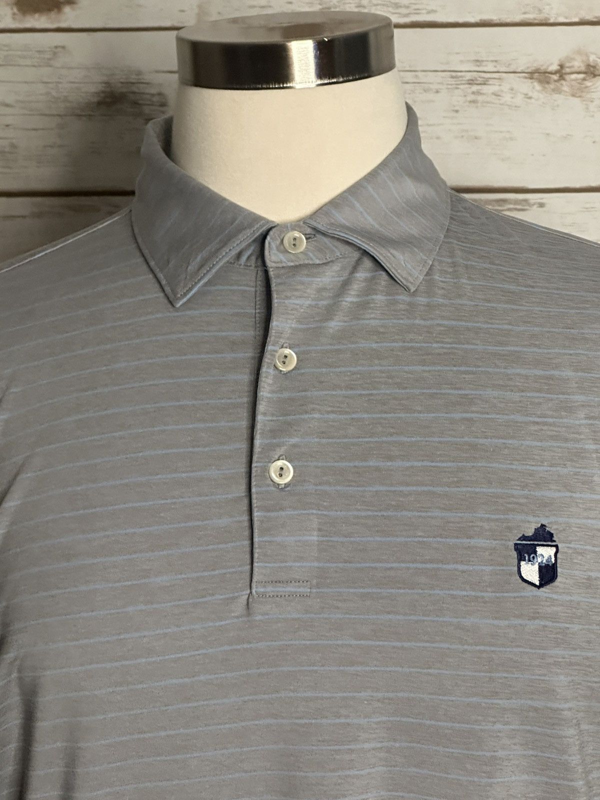 Peter Millar Peter Millar striped short sleeve polo shirt Size Large" Size US L / EU 52-54 / 3 - 2 Thumbnail