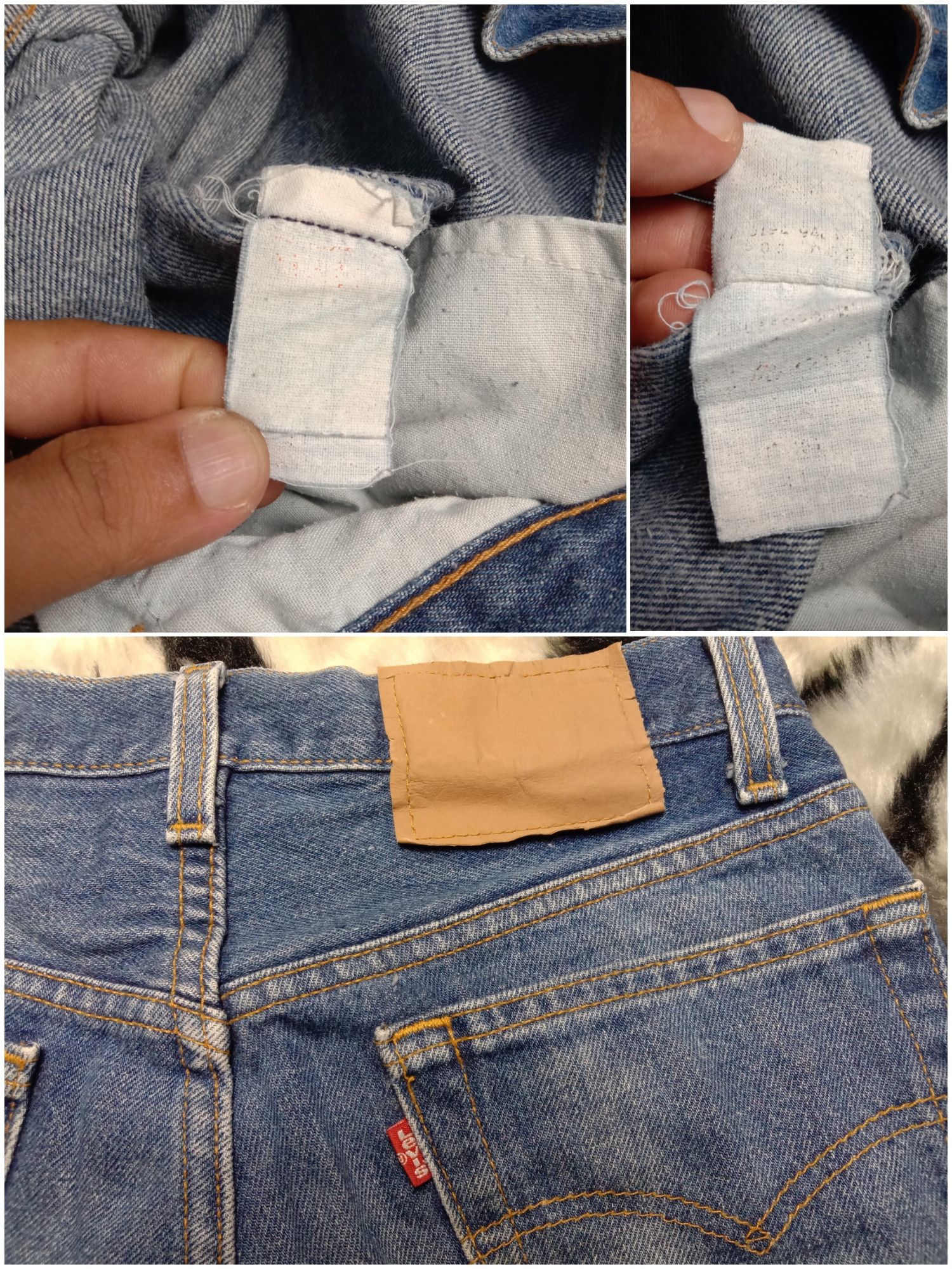 Number (N)ine × Undercover Distressed Vintage Levis 501Jean Size US 27 - 4 Thumbnail