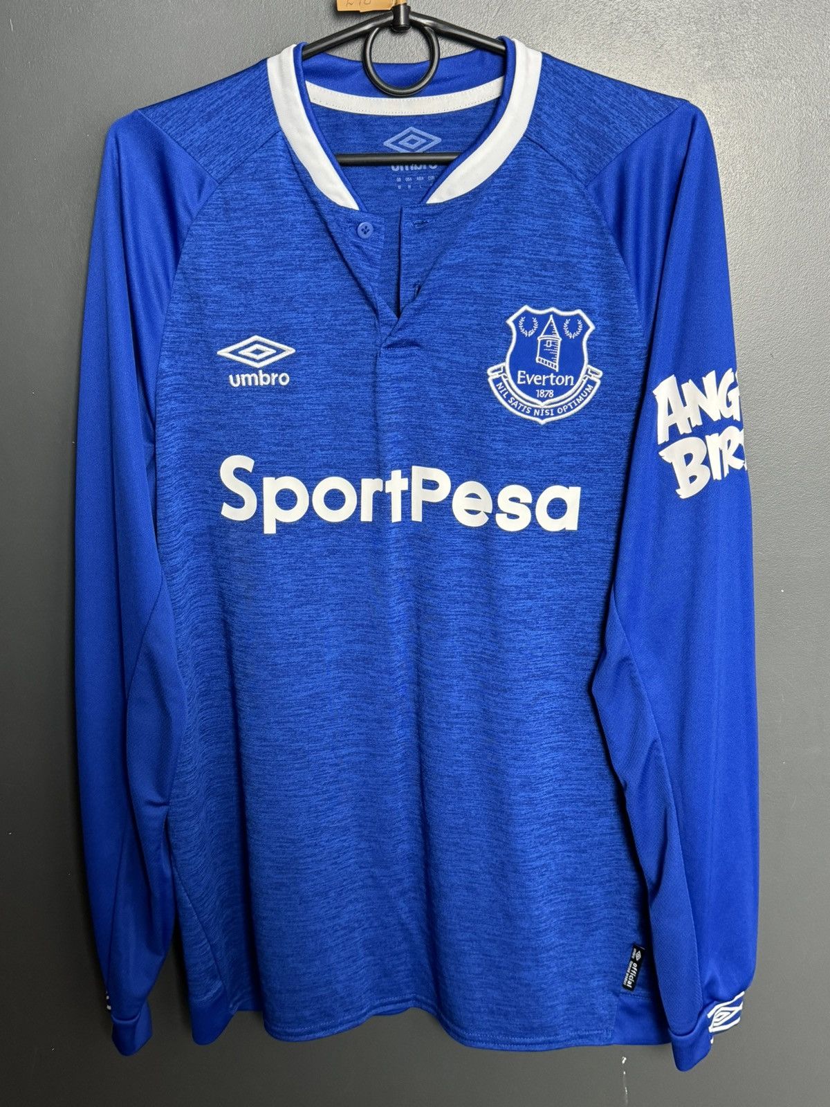 Umbro Everton 18/19 Home Football Long Sleeve Jersey Size US M / EU 48-50 / 2 - 1 Thumbnail