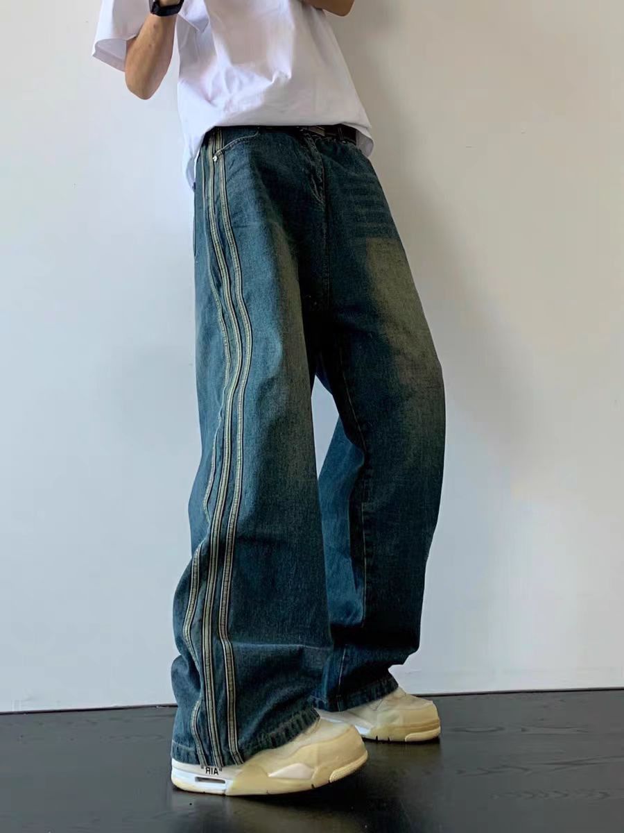 Vintage Vintage casual micro flare baggy jeans Size US 33 - 1 Thumbnail