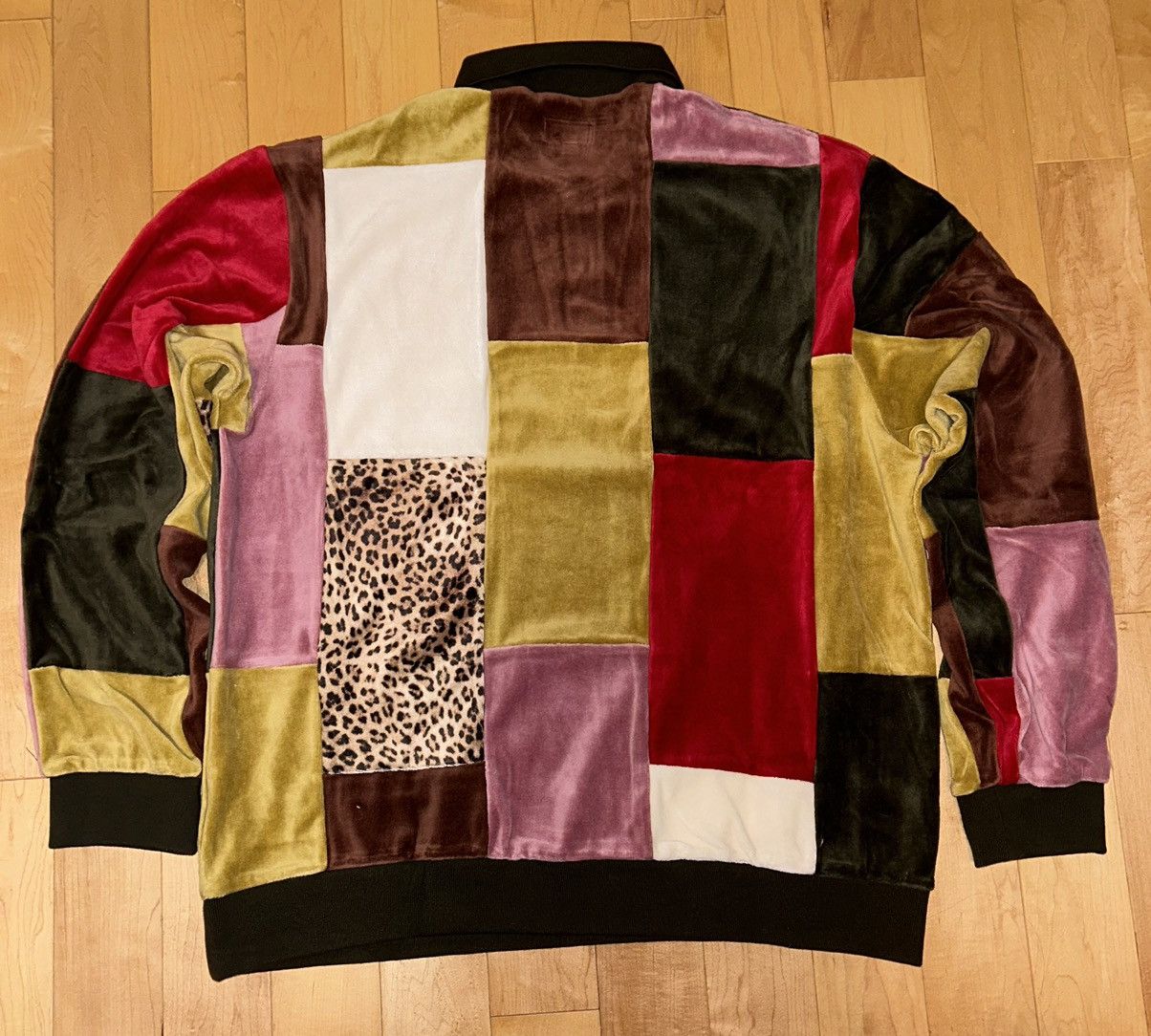 Supreme Supreme Patchwork Velour L/S Polo Size US XL / EU 56 / 4 - 4 Thumbnail