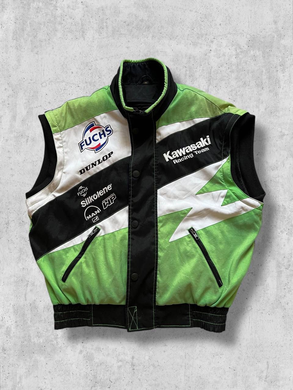 Other KAWASAKI 3 in 1 Racing Jacket + VEST vintage bomber Size US L / EU 52-54 / 3 - 2 Thumbnail
