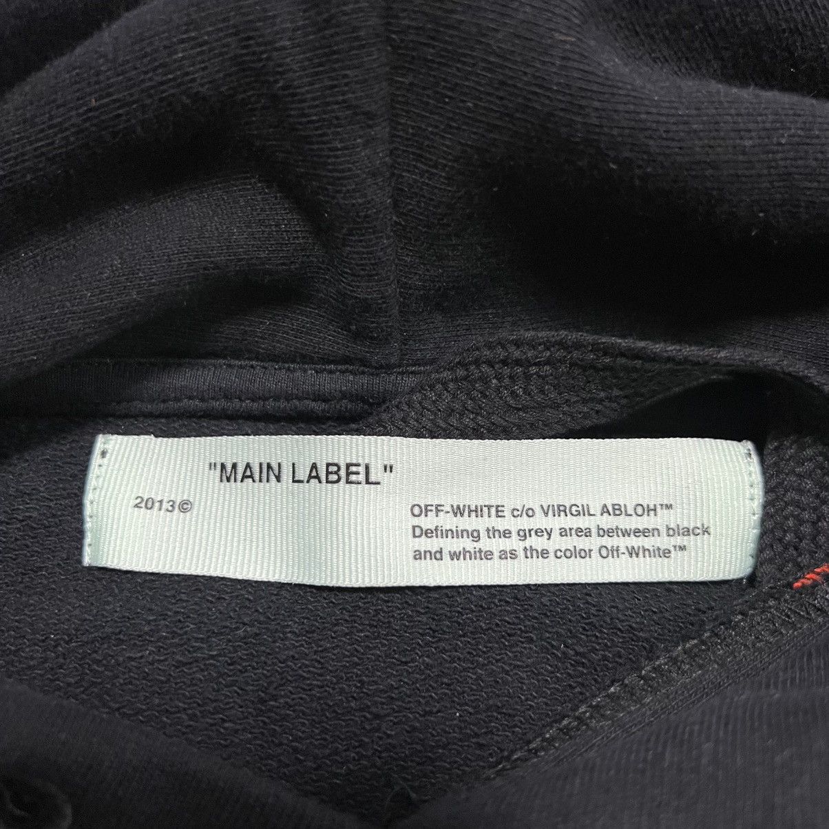 Off-White OFF-WHITE SS19 DIAGONAL SPLIT LOGO HOODIE Size US M / EU 48-50 / 2 - 3 Thumbnail