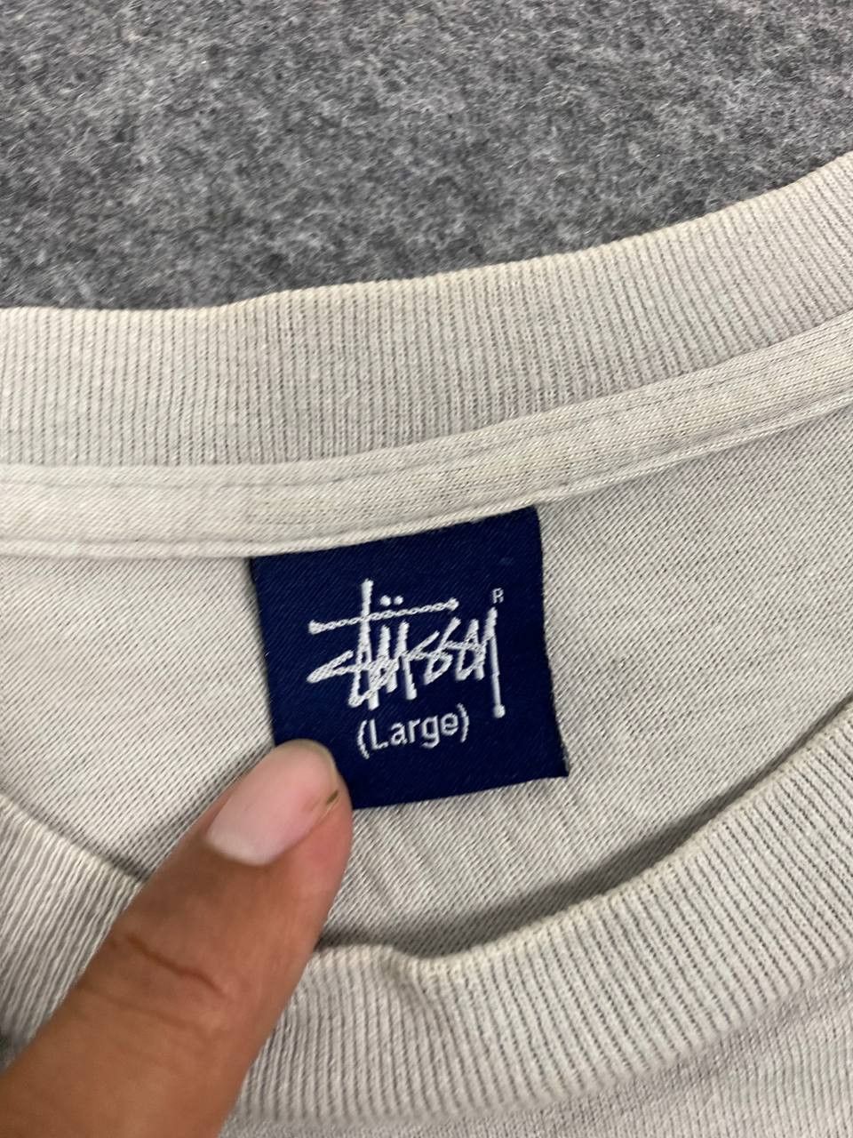 Stussy vintage stussy spell out tee very nice design Size US L / EU 52-54 / 3 - 6 Thumbnail