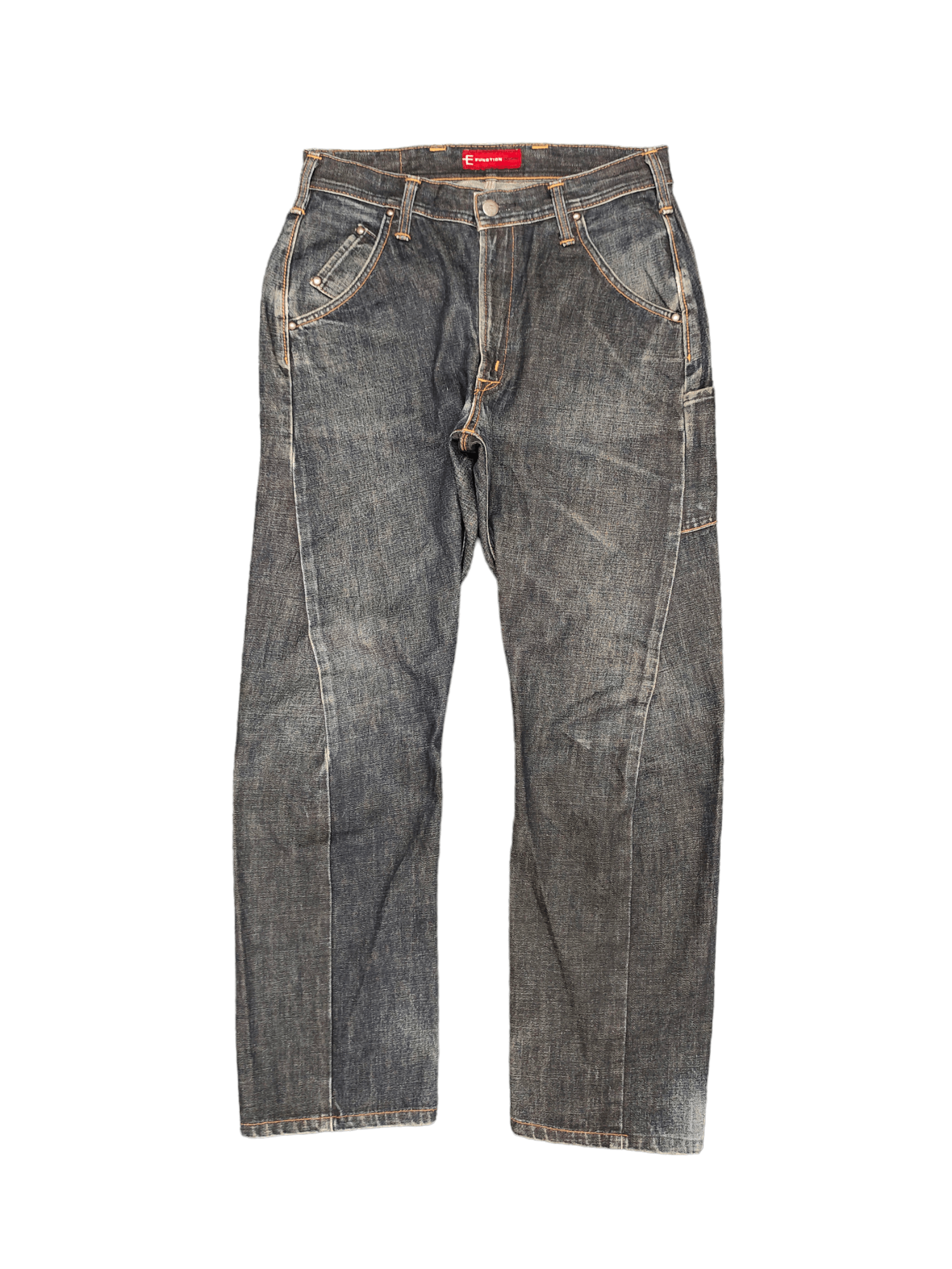 2000s e-function grunge denim 立体パターン Edwin e function jeans - Gem