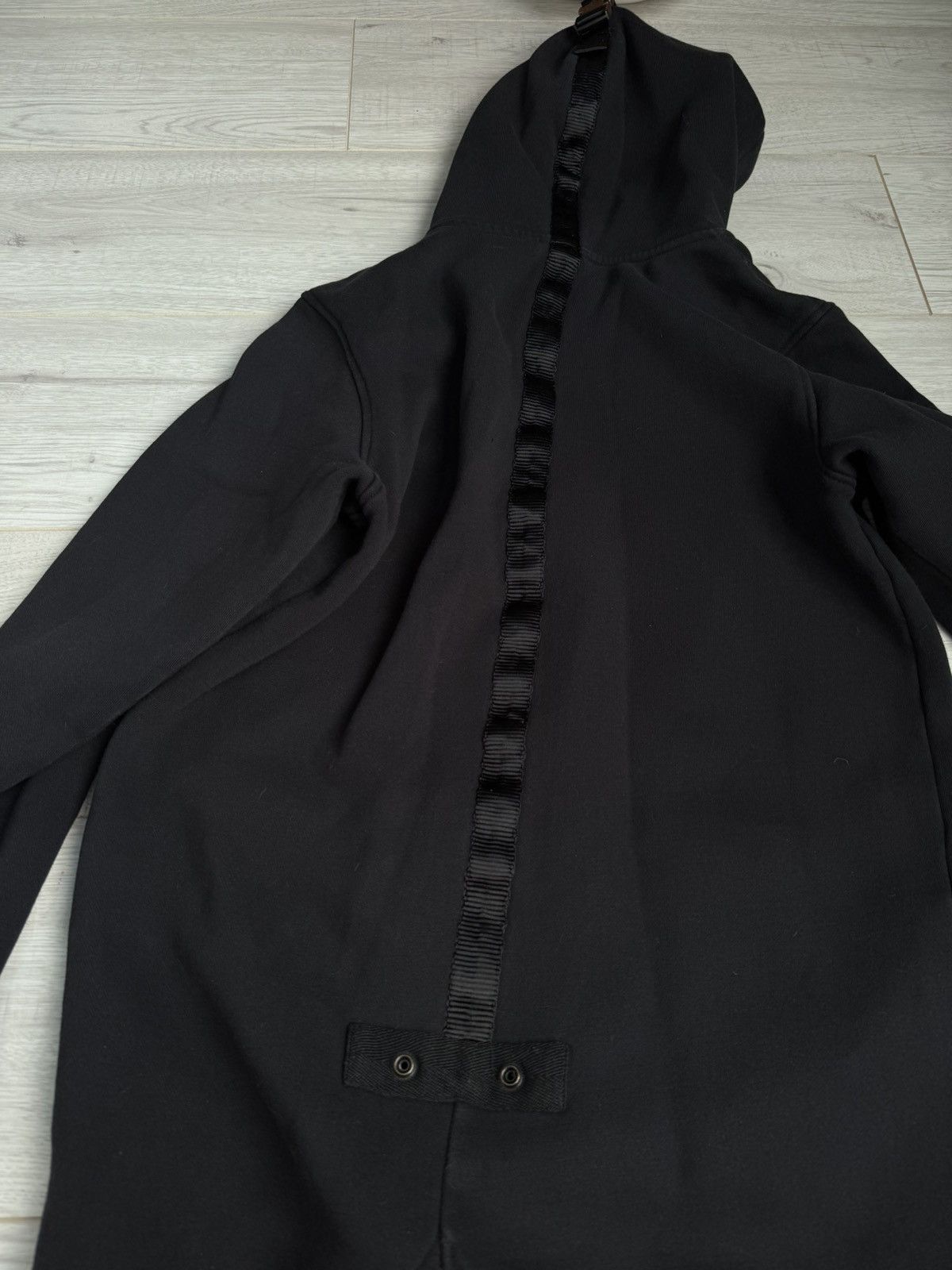 Diesel Diesel Black Tactical Full-Zip Hoodie with Utility Straps Size US M / EU 48-50 / 2 - 5 Thumbnail