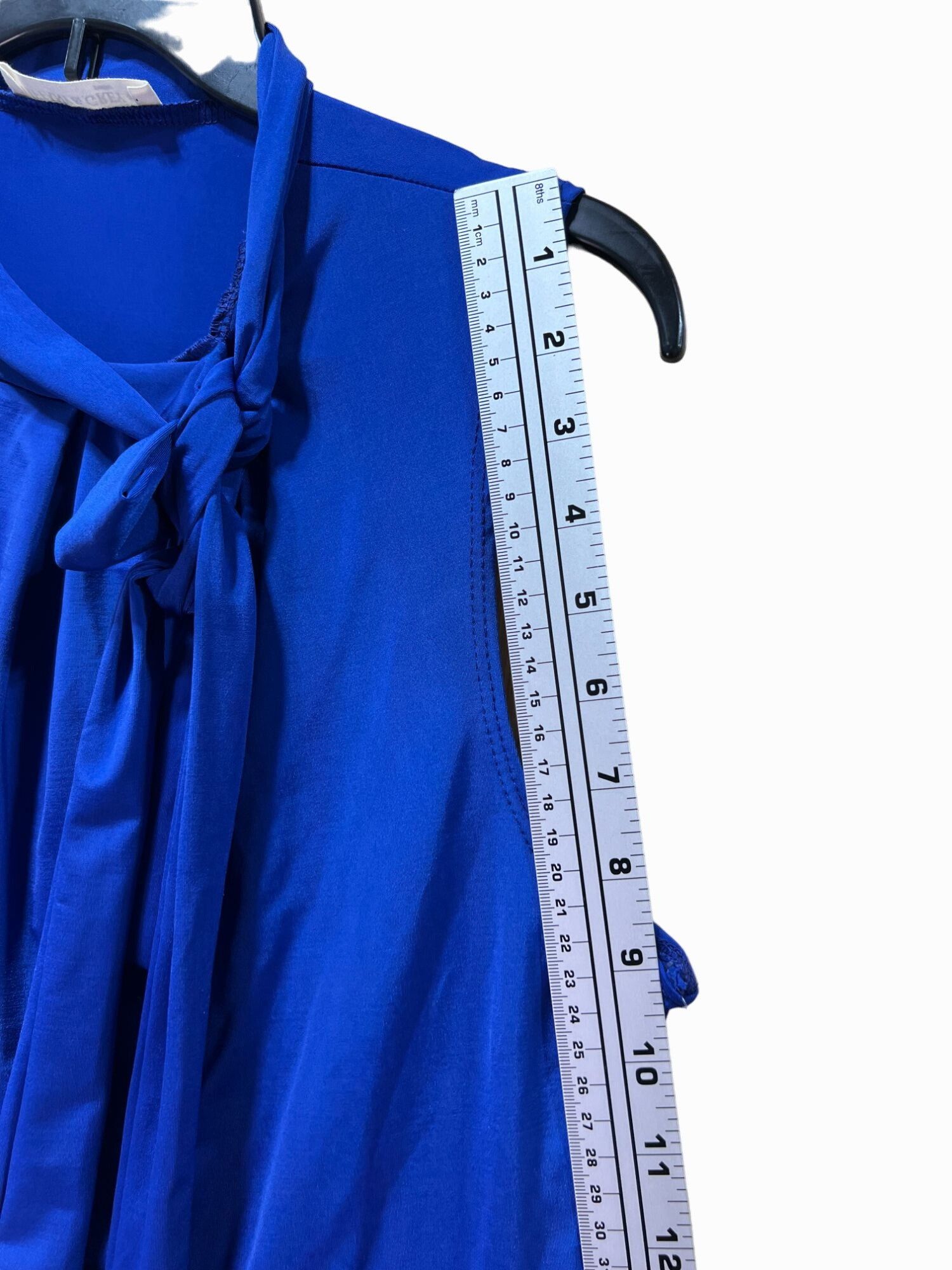 Other TIFFANY & GREY - Women's Sleeveless Loose Blouse - Blue - Pe Size XL / US 12-14 / IT 48-50 - 4 Thumbnail
