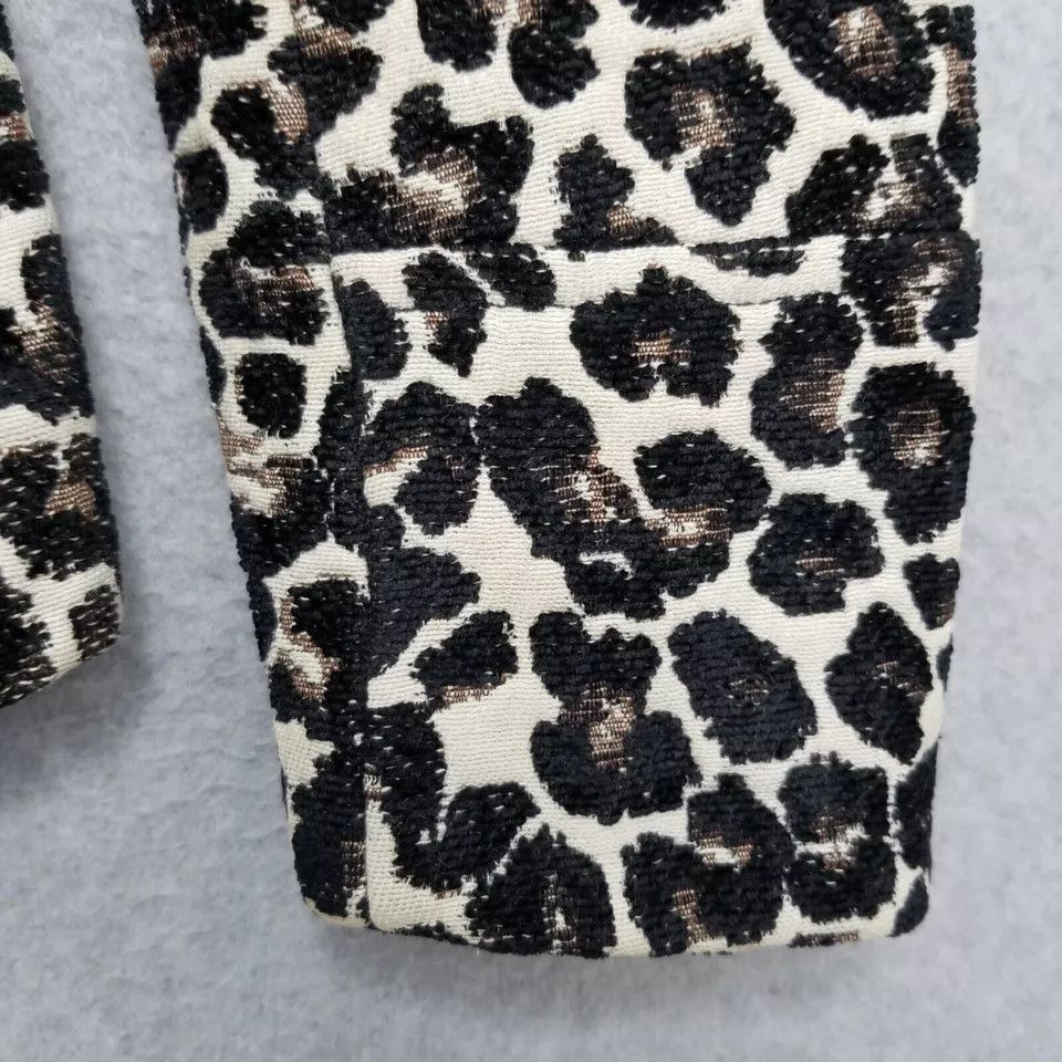 Forever 21 Forever 21 Jacket Womens Small Brown Leopard Print Buttons Size S / US 4 / IT 40 - 5 Thumbnail