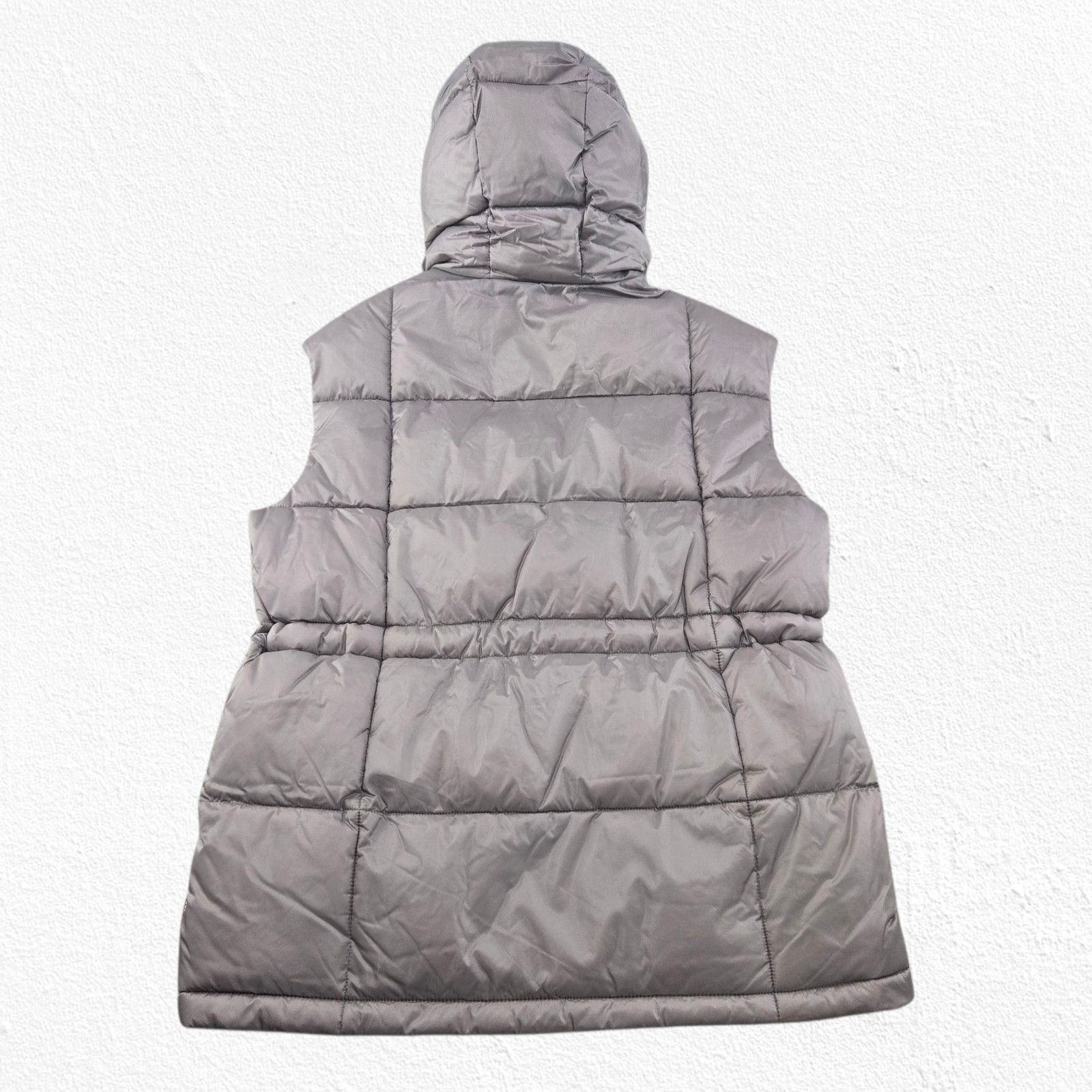 Levi's Levi’s Light Gray Hooded Puffer Vest NWT Size Medium Size M / US 6-8 / IT 42-44 - 13 Thumbnail