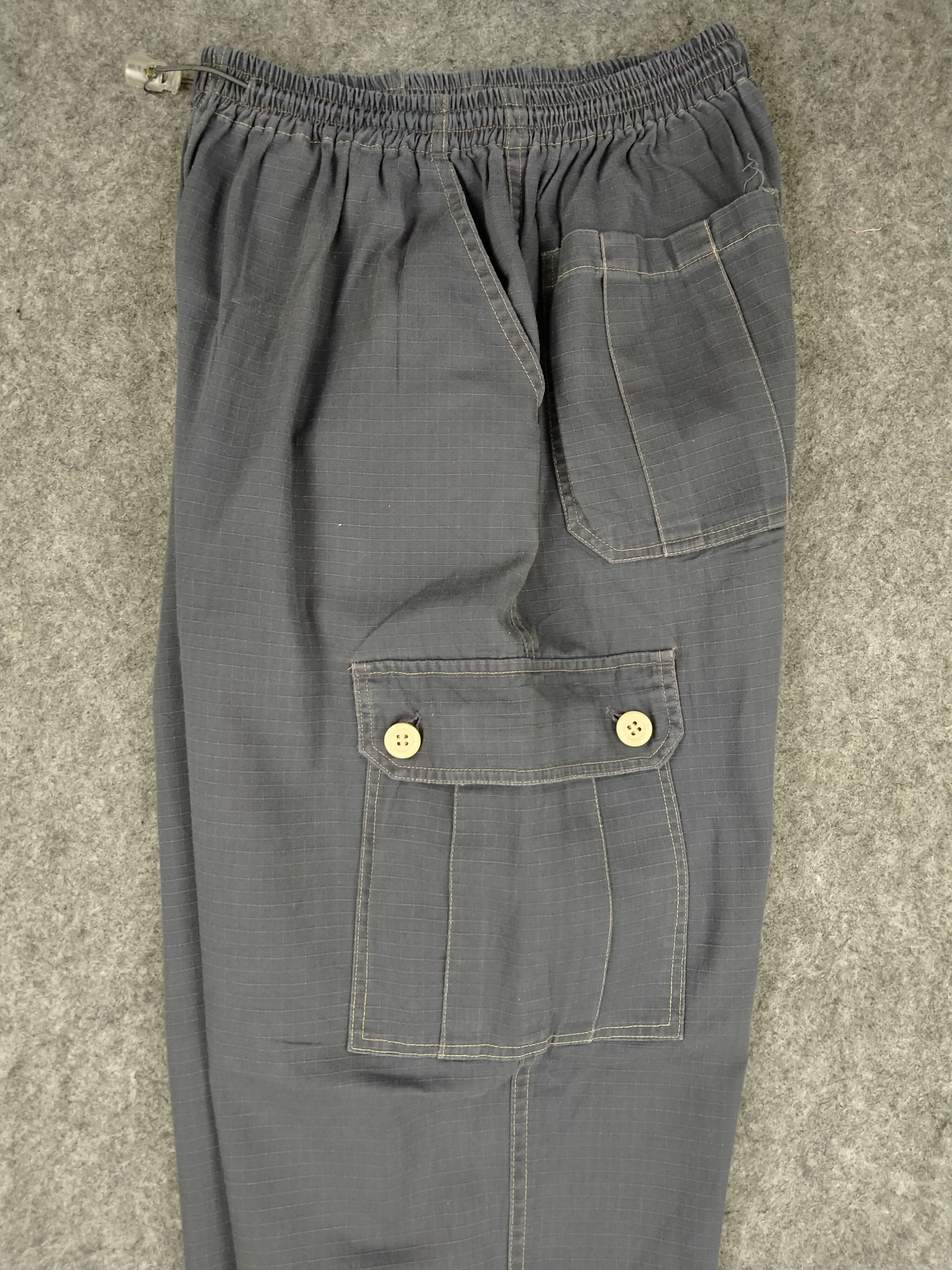 Japanese Brand Elastic Waist Japanese Brand Cargo Pocket Pants -CP115 Size US 26 / EU 42 - 6 Thumbnail