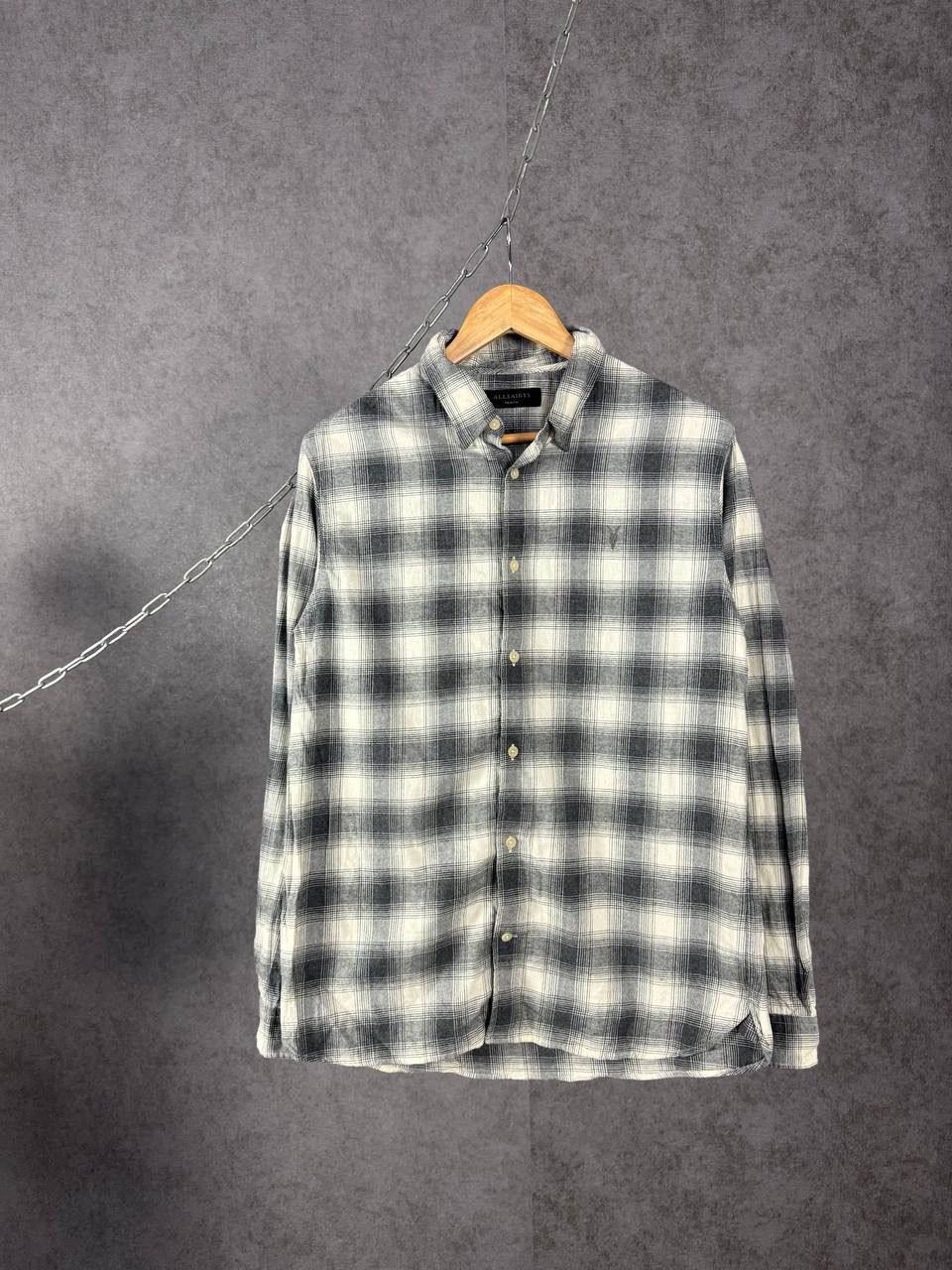 Allsaints Allsaints designer logo shirt Size US M / EU 48-50 / 2 - 1 Thumbnail